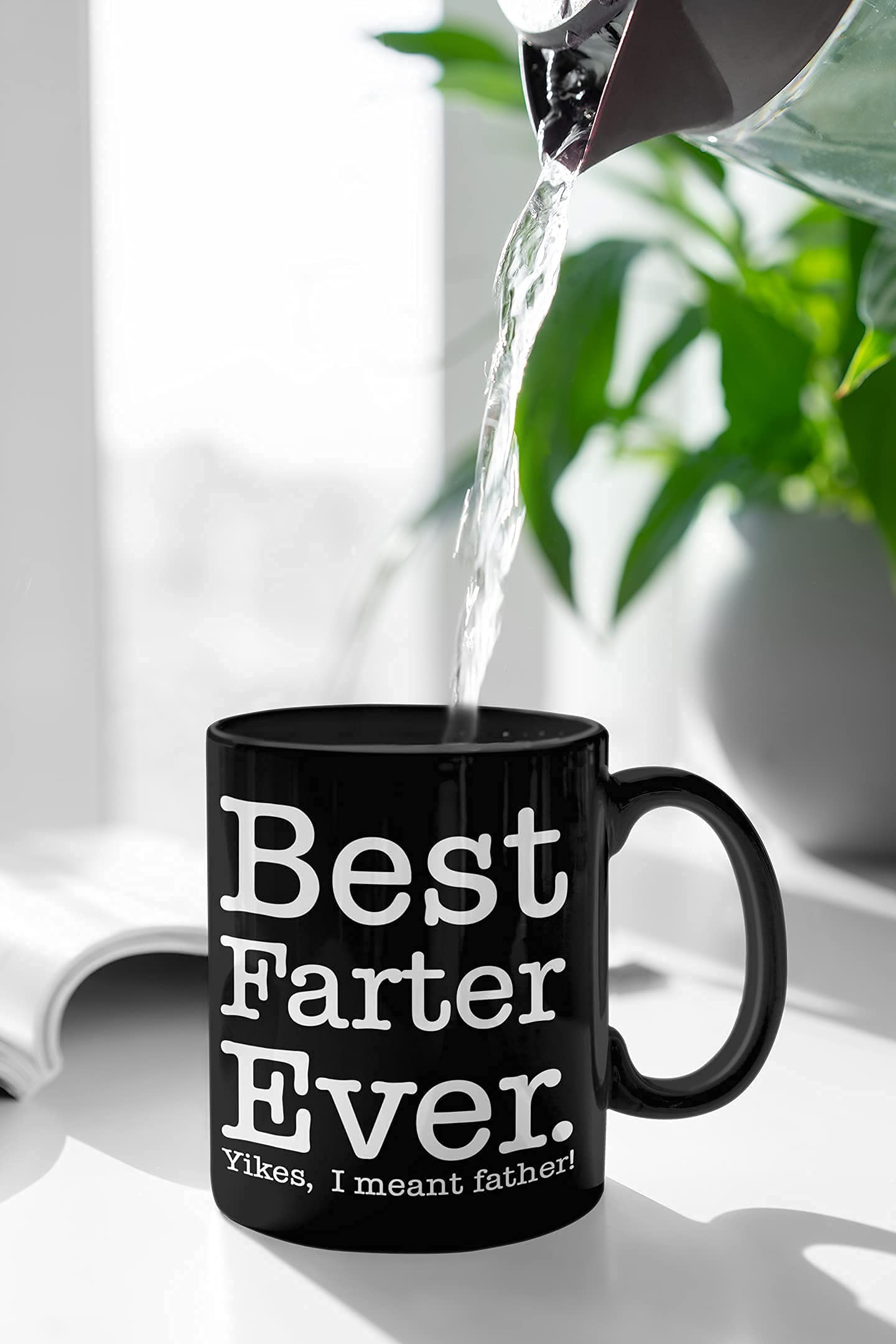 Find Funny Gift Ideas Best Farter Ever I Mean Father Funny Dad Mug Mug - World's Greatest Farter Funny Fathers Day Mugs Gifts from Kids Son  FathersDay Gifts for Dad from Daughter  (BFE Black)