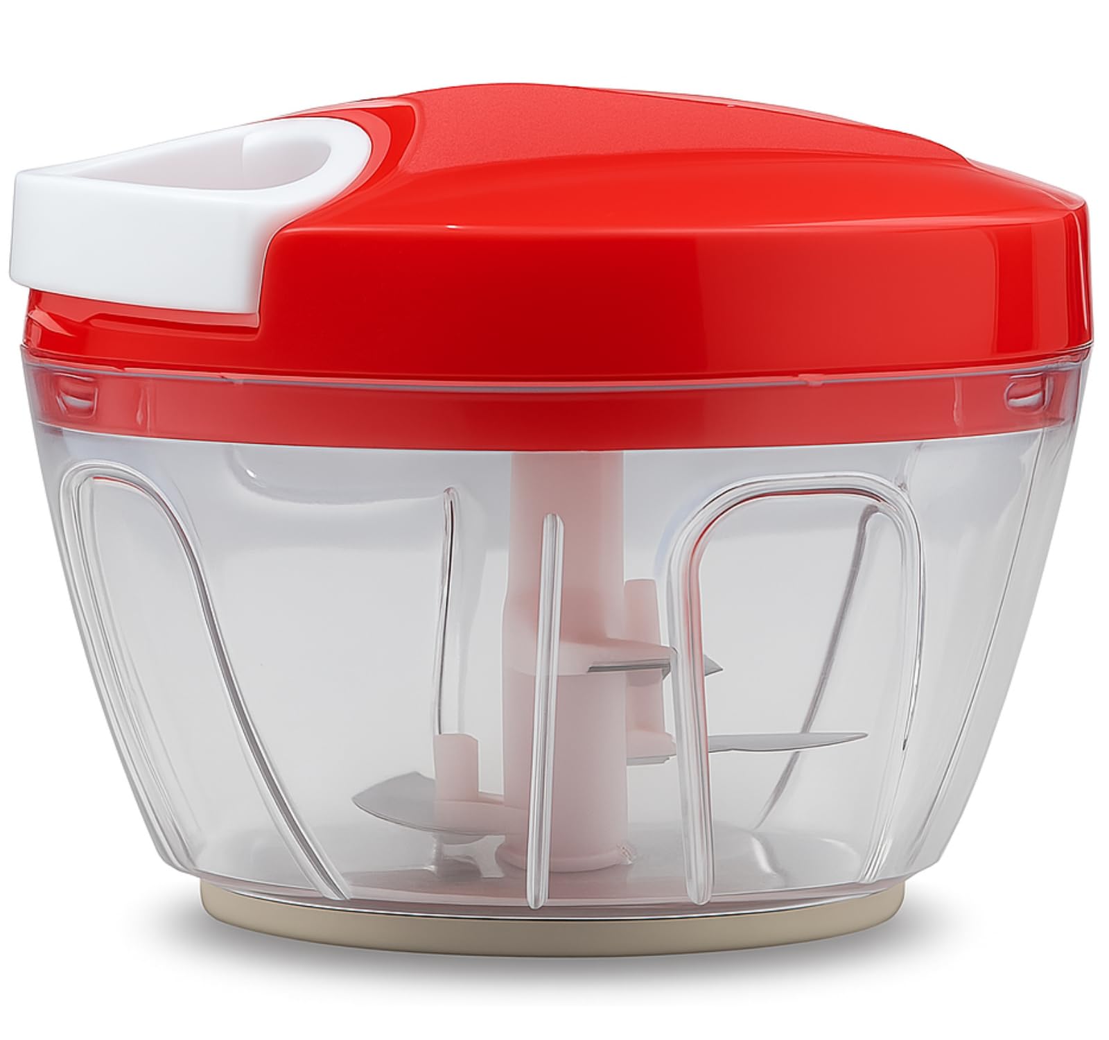 Icseio 450Ml Manual Food Chopper  HandPull Kitchen Vegetable Cutter For Onion, Garlic, Fruits, Herbs & Daily Cooking Use