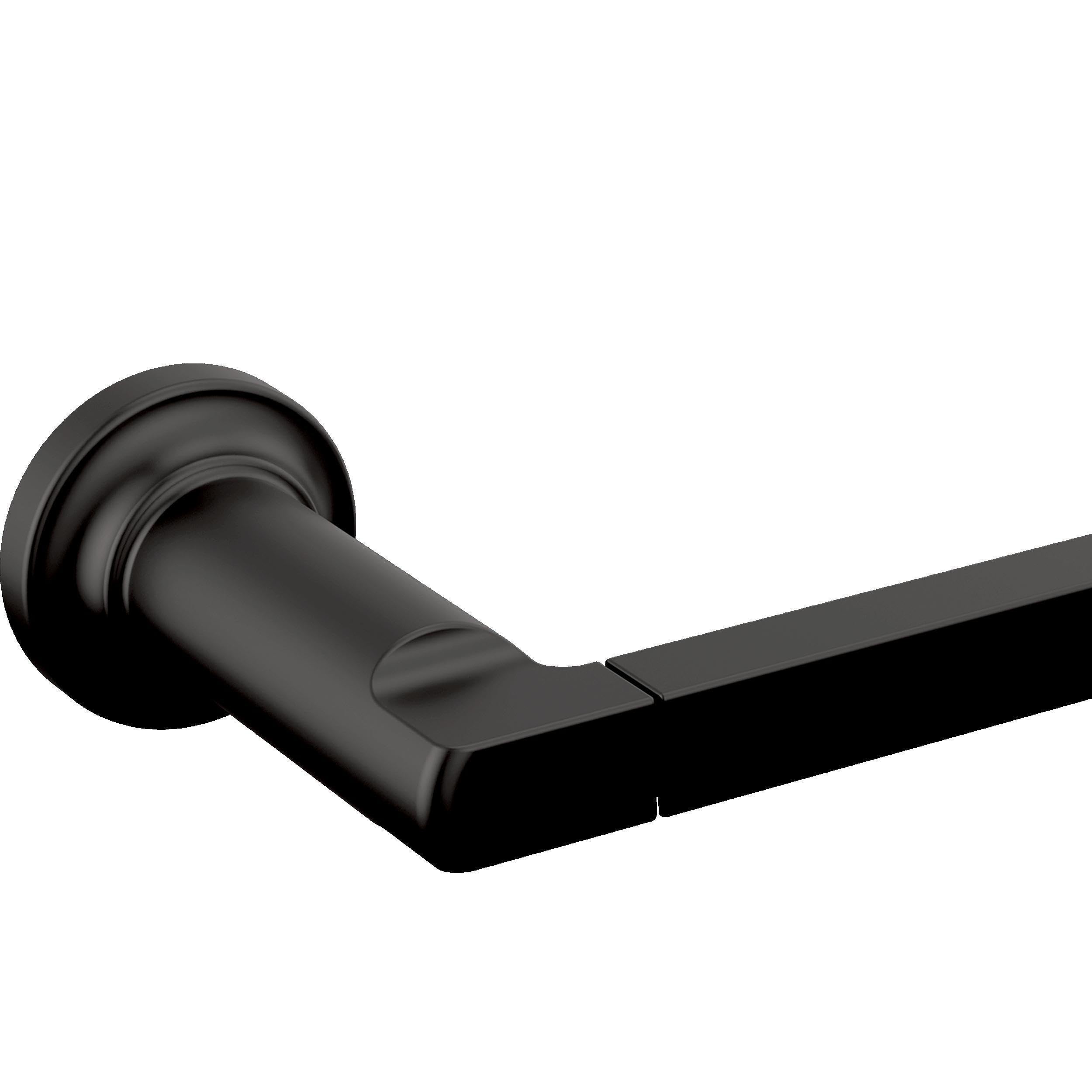 Delta Faucet 78955-Bl Tetra Pivot Arm Toilet Paper Holder Bath Hardware Accessory In Matte Black