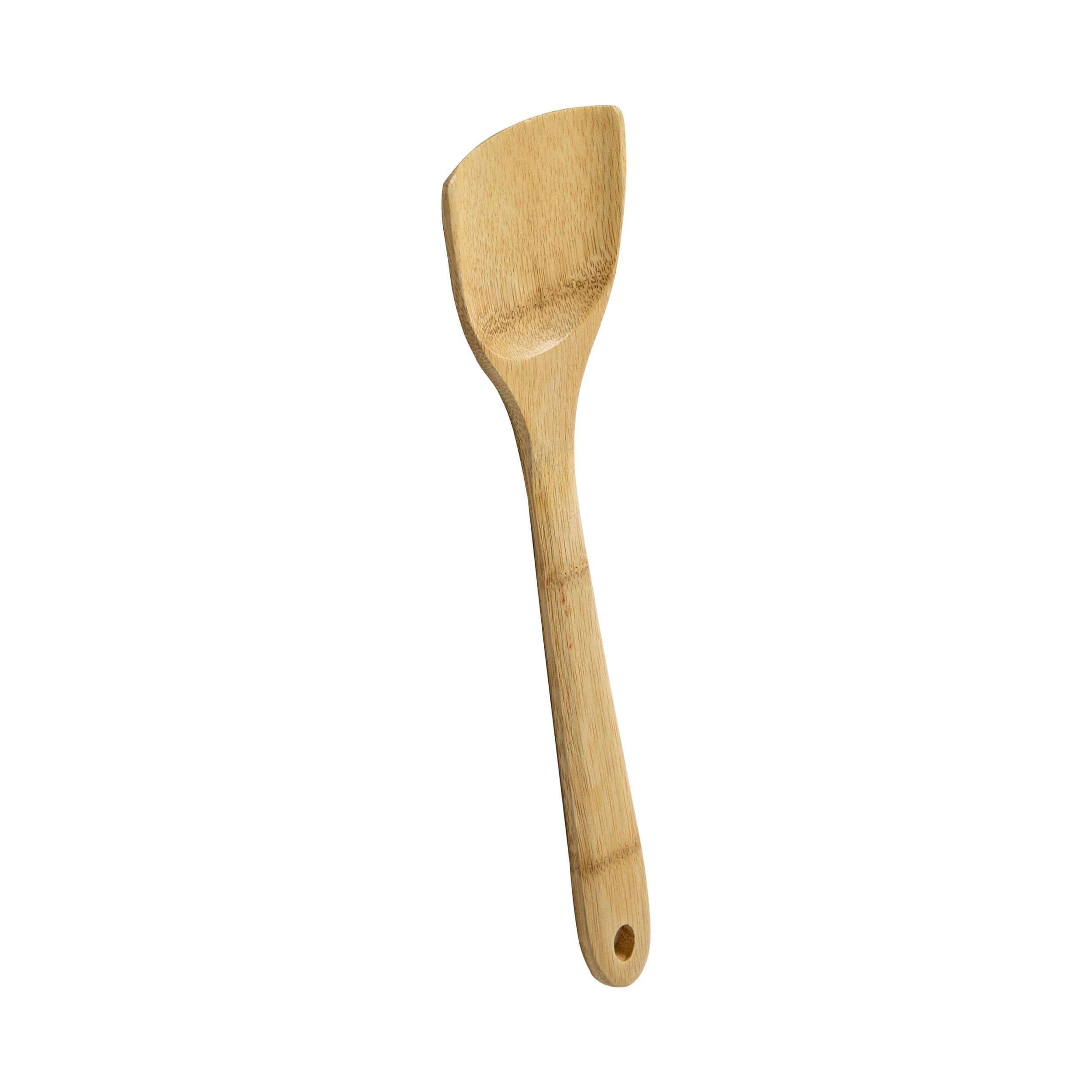 Joyce Chen 332048 Burnished Bamboo Angled Spatula, 14inch