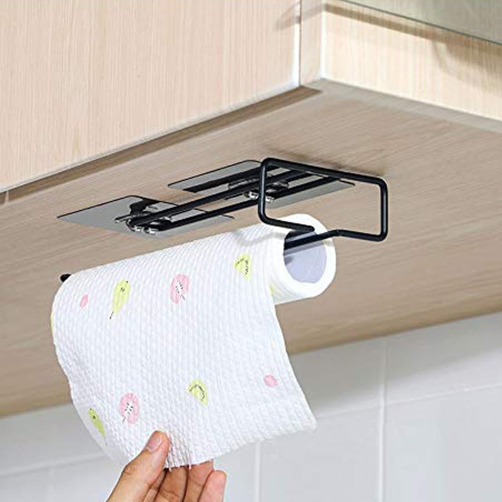 Classy Art Shoppe Self Adhesive Hanging Hook | Under Cabinet & Wall Mounted Holder | Waterproof No Drill Organizer For Kitchen &