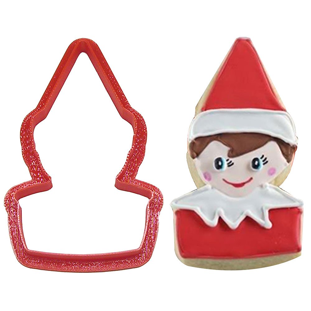 Cute Elf Cookie Cutter 4.25 Inch - Hand Made In The Usa