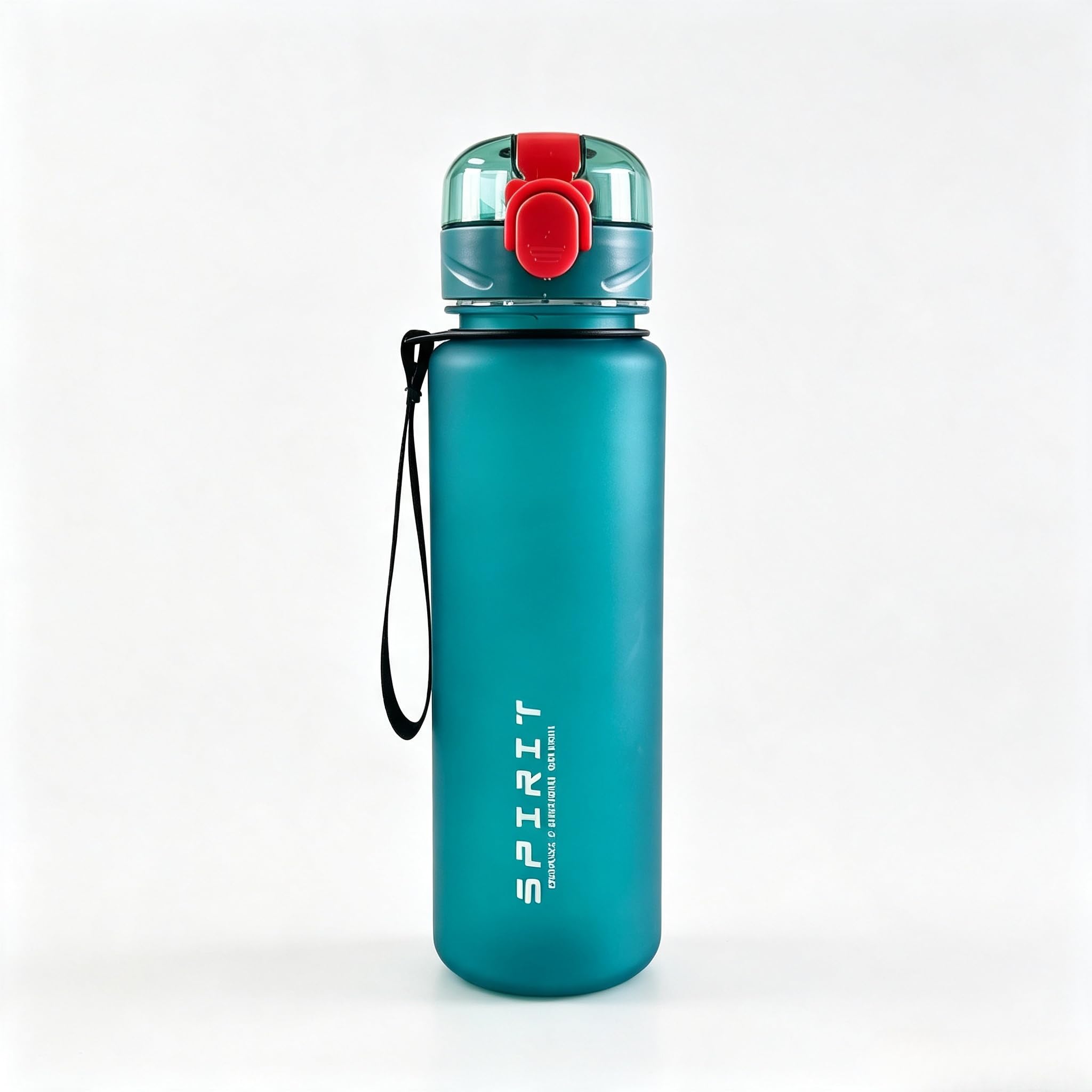 CWPYEUE Plastic Water Bottle with Time Marker, 22 oz Leakproof Reusable Jug