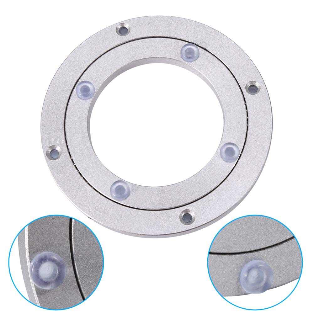 Swivel Turntable Heavy Duty Aluminium Alloy Rotating Bearing Turntable Round Dining Table Smooth Swivel Plate For Kaleidoscopes