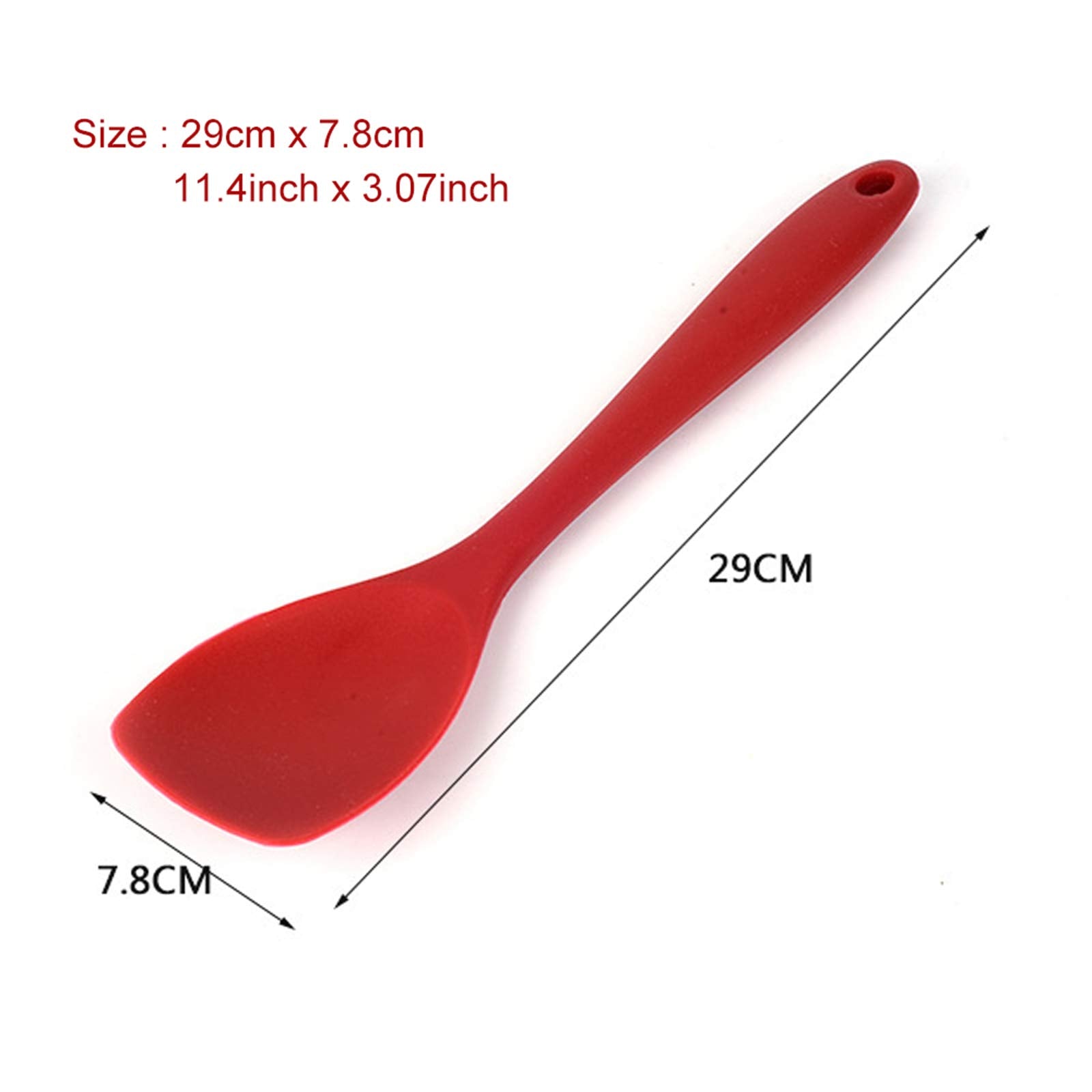 Silicone Spatulas Spoon Set Of 2,Non-Stick Heat Resistant Siliconscraping Kitchen Baking Bakeware,Silicone Scraper Scoop Mixer F