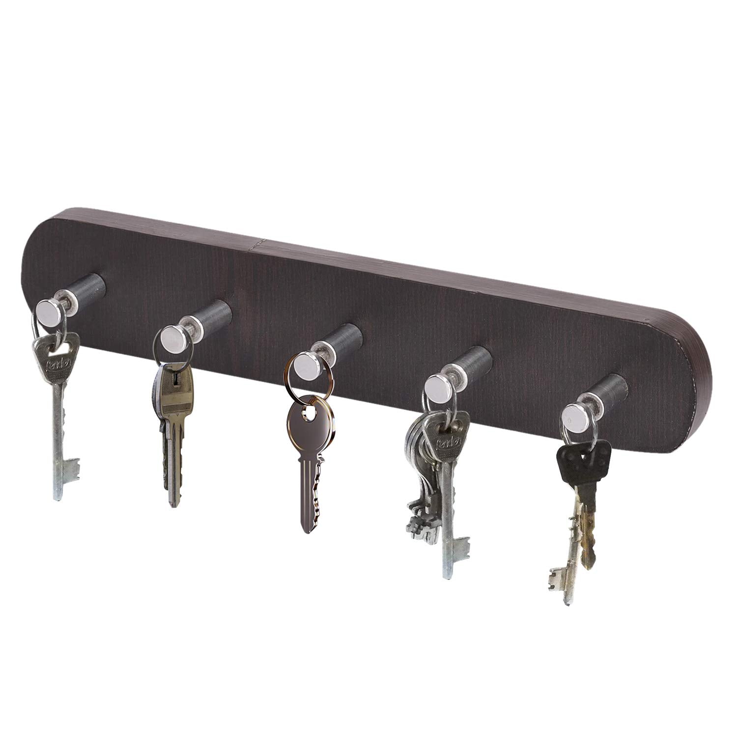 DreamKraft Wall Mounted Key Chain Holder (Lamintaed MDF Wood, 21x13CM)