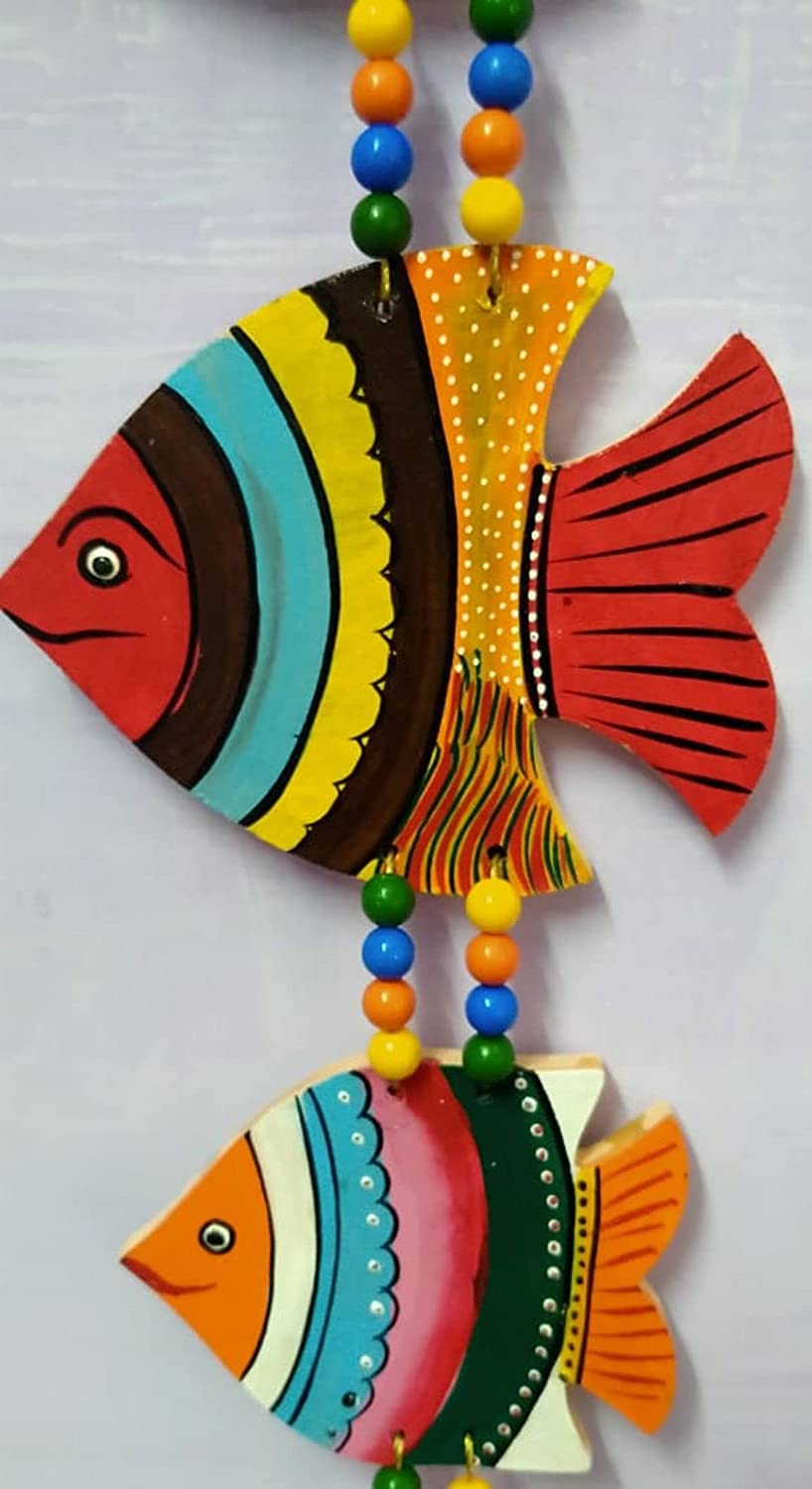 Khadgatta Handicrafts Fish Door Hanging Toran Latkan Decorative Room Office Wall Decoration Decorative Wall Hanging Items For Ro