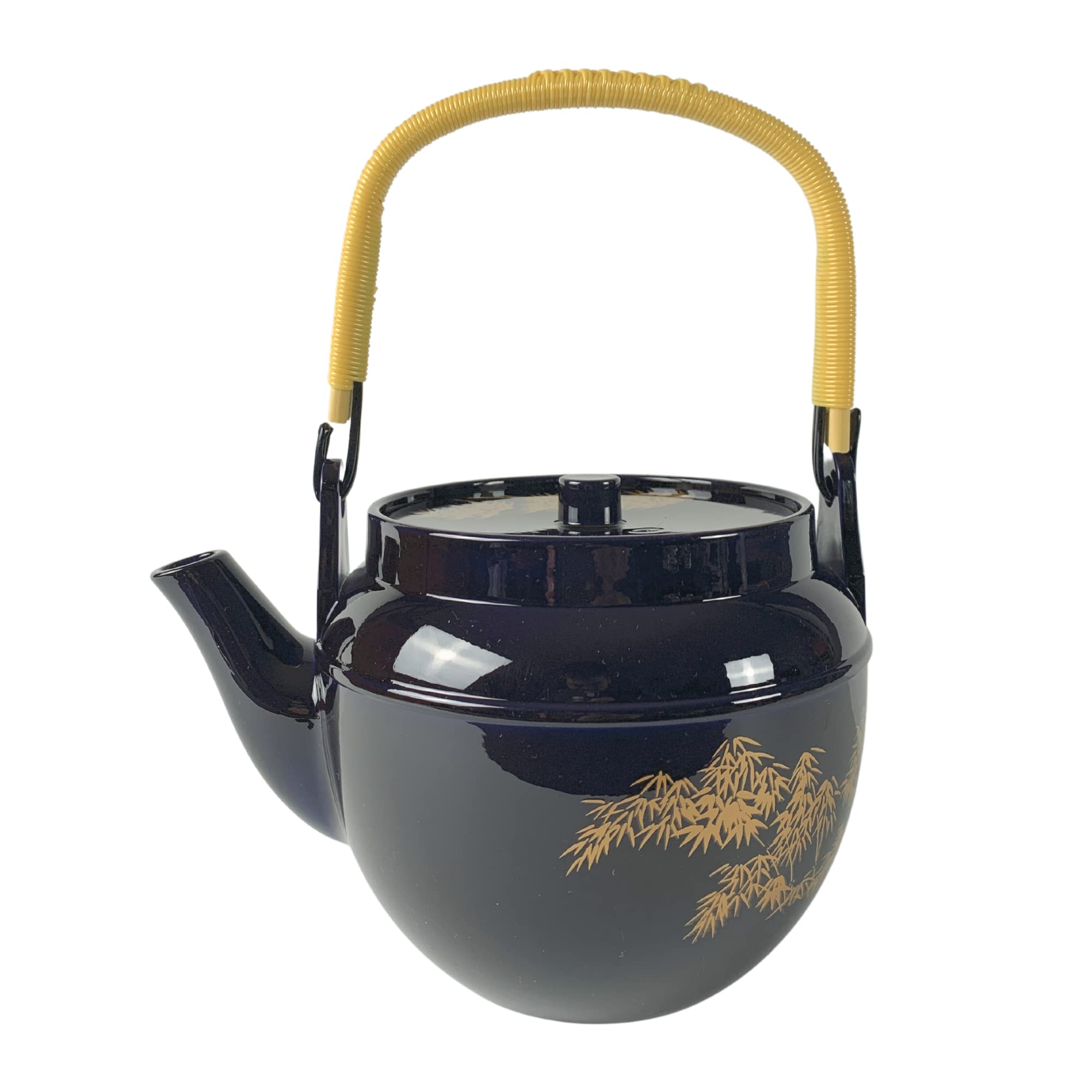 JapanBargain  Japanese Plastic Teapot Melamine Tea pot for Home or Restaurant Made in Japan  Black (1  54 oz)
