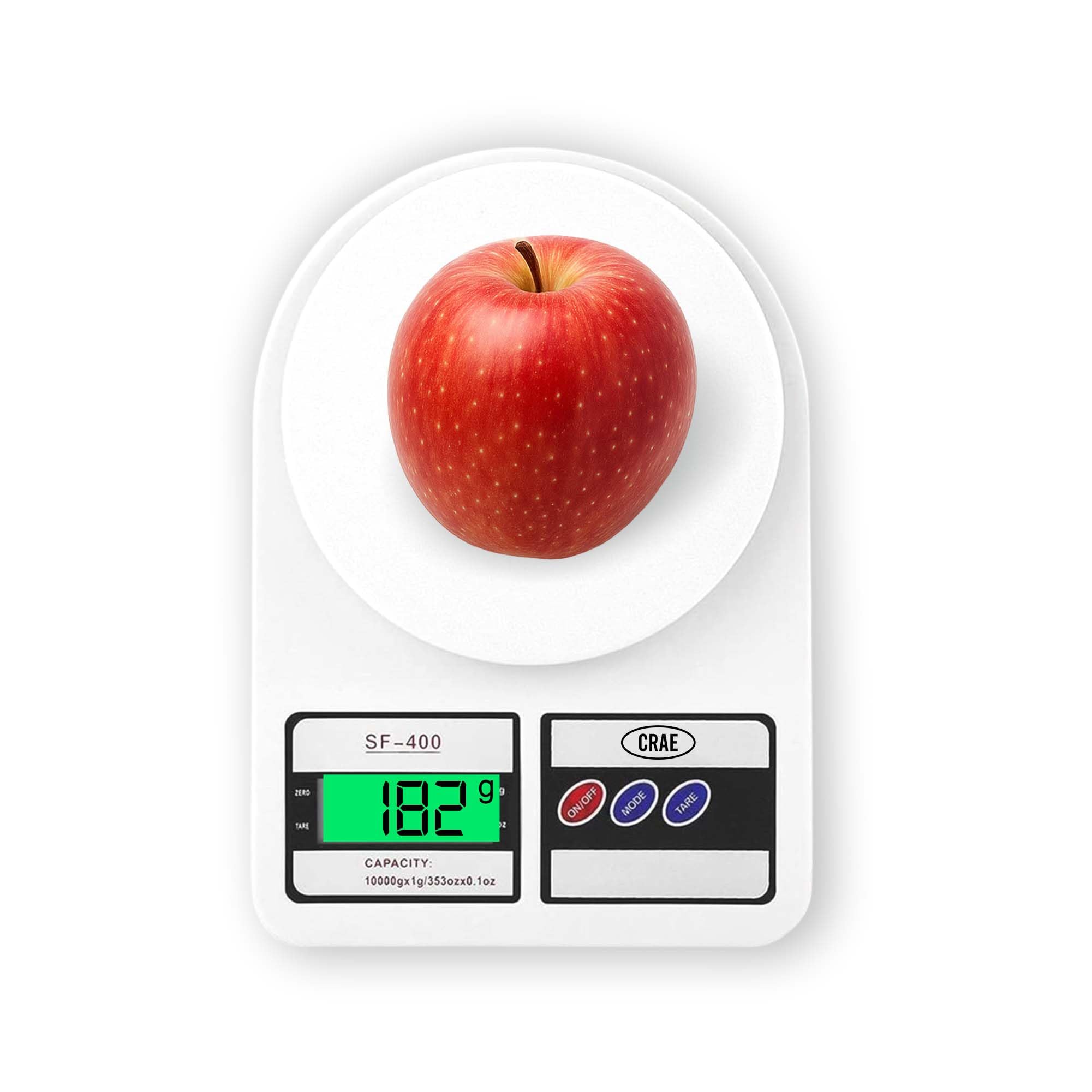 Crae Digital Kitchen Food Weighing Scale For Healthy Living, Home Baking, Cooking, Balanced Diet & Fertilizer Measurement | Weig