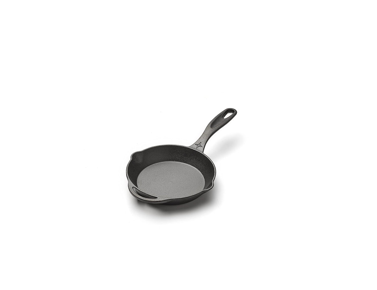 Barebones 8-Inch Cast Iron Skillet - Non Stick Frying Pans - Camping Skillet