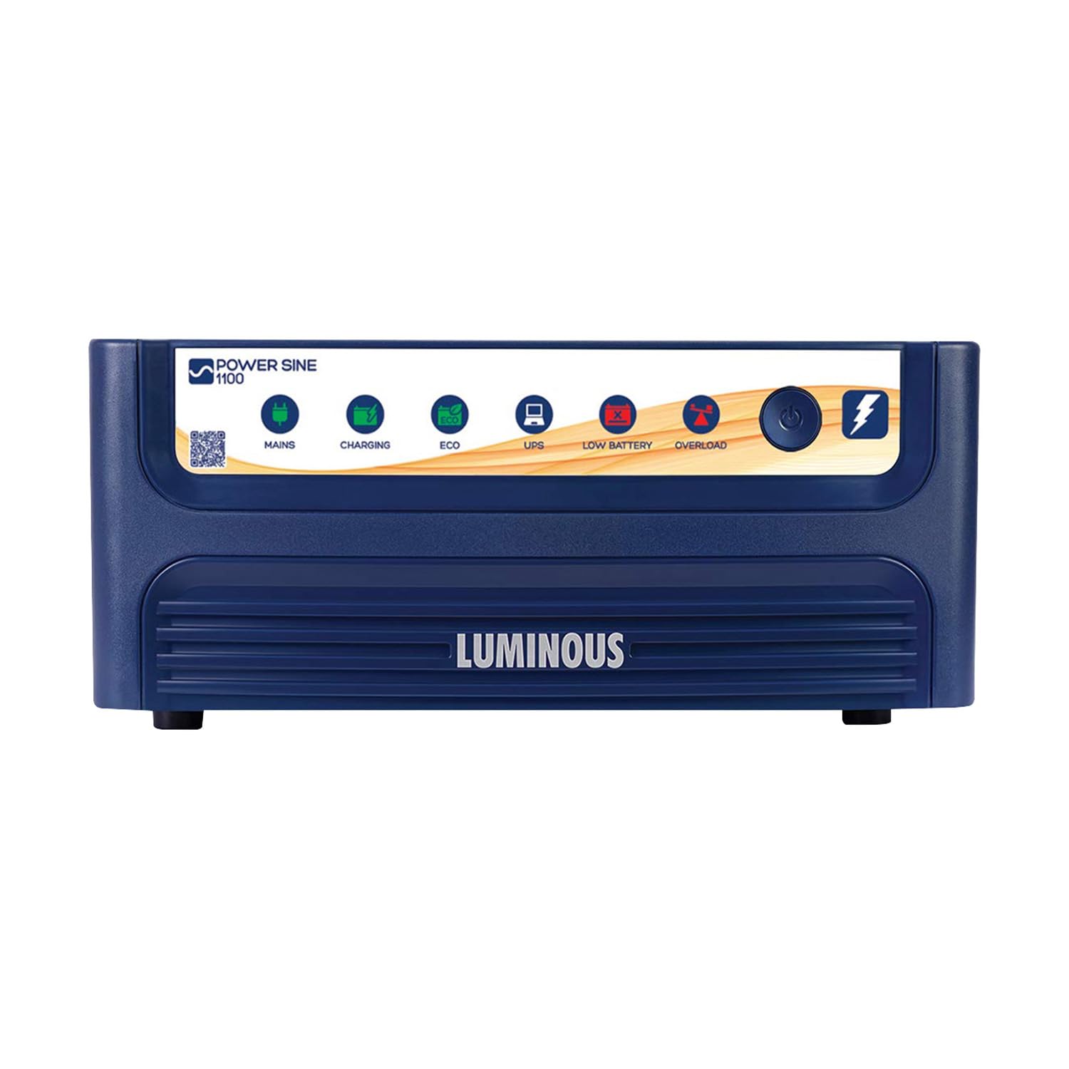 Luminous Power Sine 1100 Pure Sine Wave Inverter For Home,Office & Shops | 900Va Inverter | Reliable Power Backup | High Perform