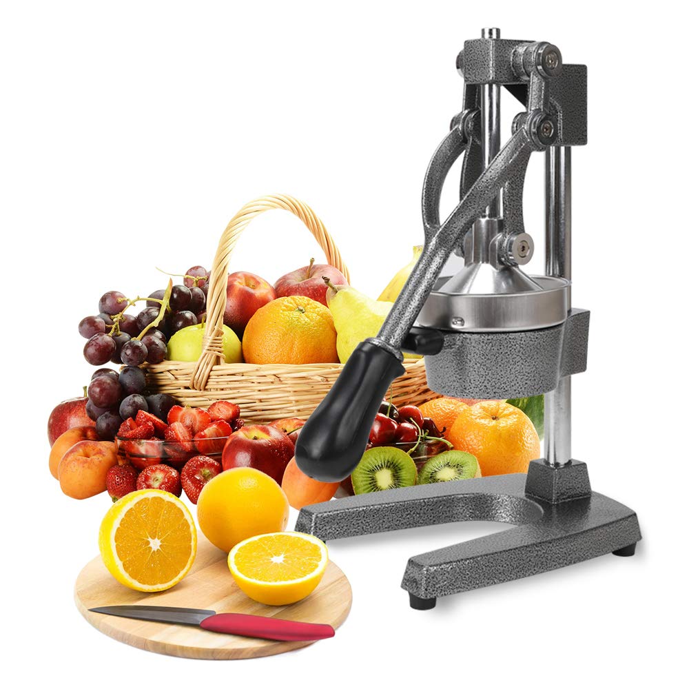Dawoo Hand Press Juicer Manual Fruit Juicer Commercial Grade Citrus Juicer Juice Squeezer Citrus Orange Lemon Pomegranate (Grey)
