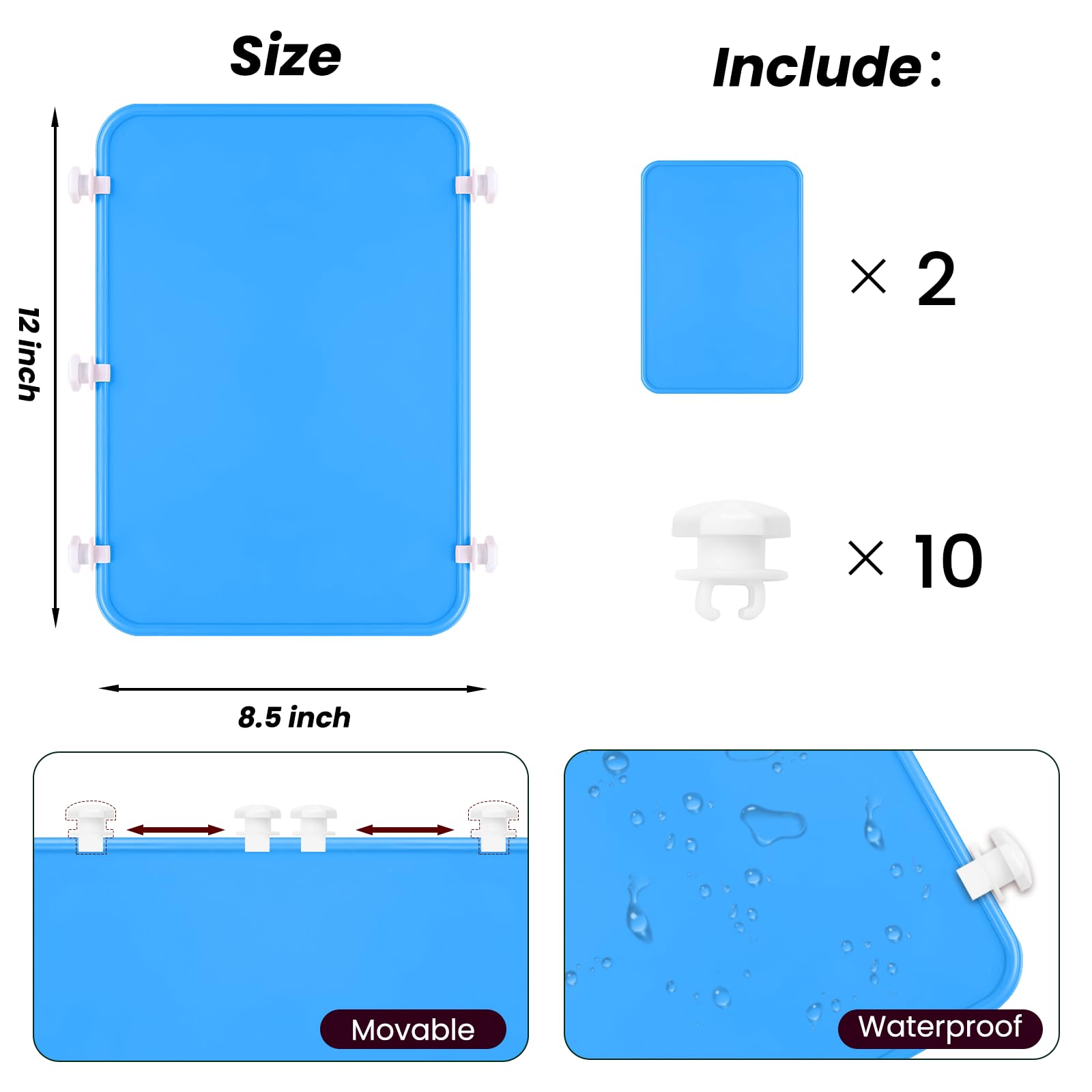 Lbf 2Pcs Divider Tray Compatible With Bogg Bag Divider For Xl Bogg Bag Accessories Inserts Bag Accessories Suitable For Bogg Bag