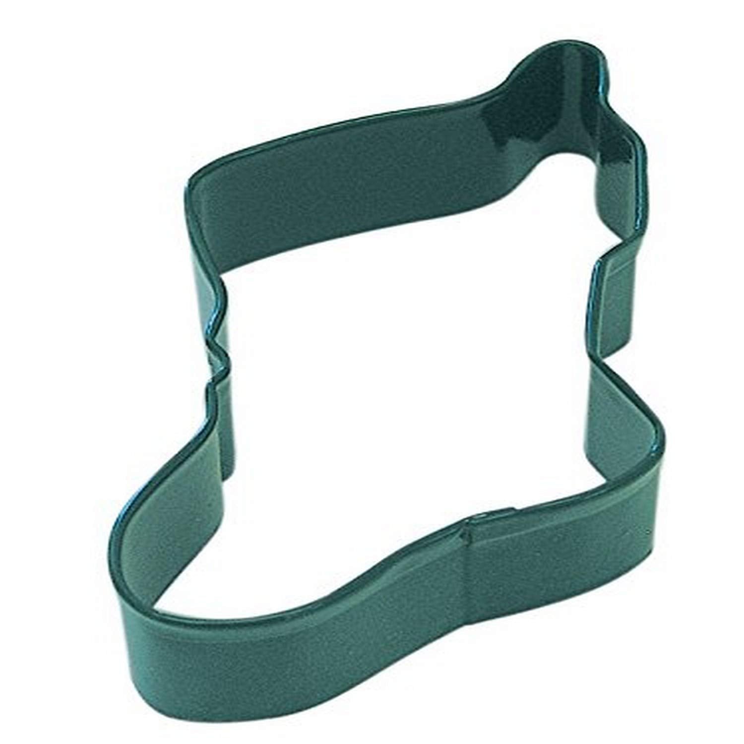Cybrtrayd R&M Stocking Durable Cookie Cutter, 4.5-Inch, Green, Bulk Lot Of 12