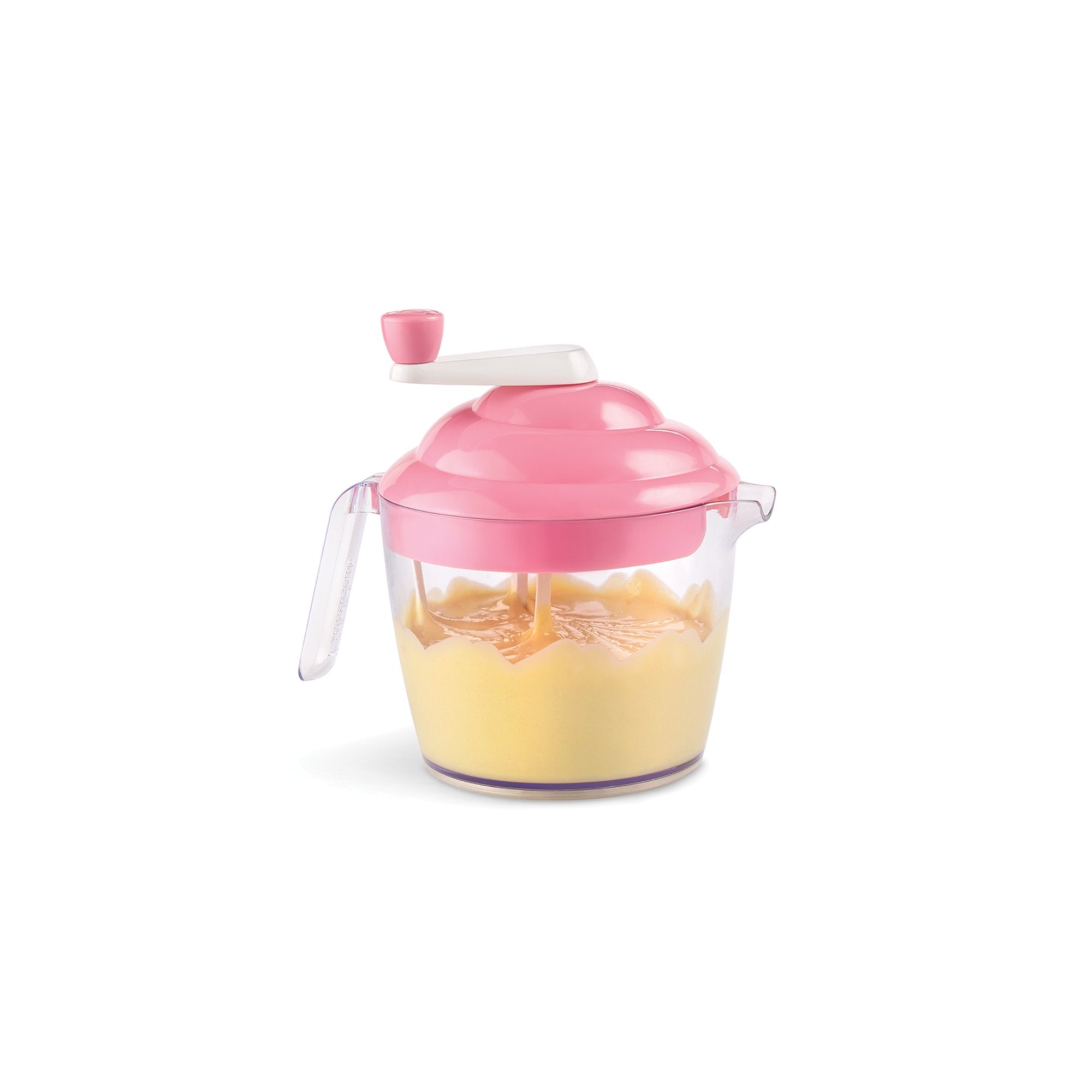 Bakelicious Cupcaker Batter Bowl And Mixer, Pink