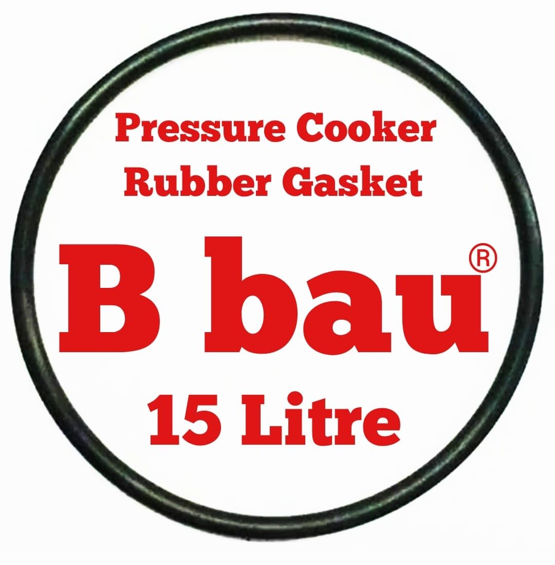 B Bau Pressure Cooker Rubber Gasket For All Type Of Inner Lid Pressure Cooker Steel Or Aluminium 15 Litre