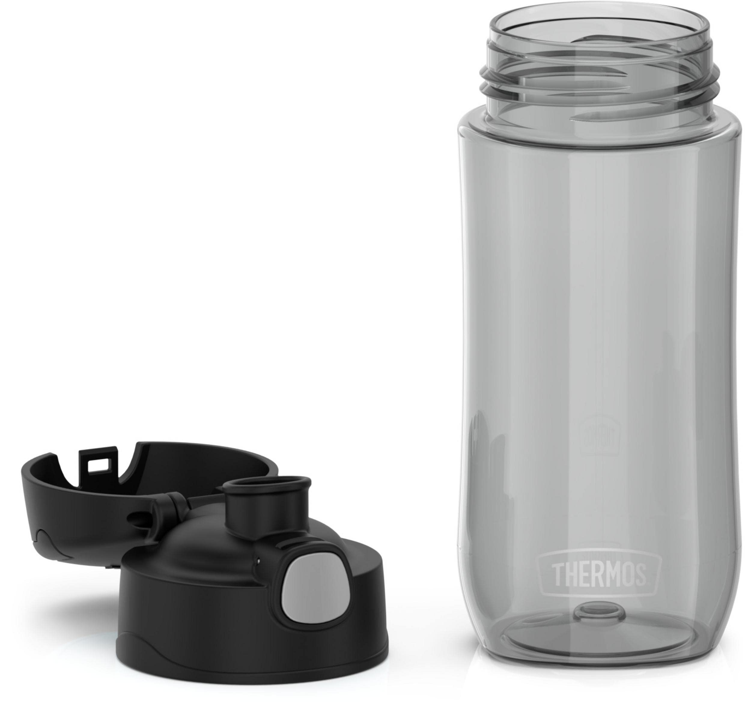 Thermos Funtainer 16 Ounce Plastic Hydration Bottle With Spout, Black