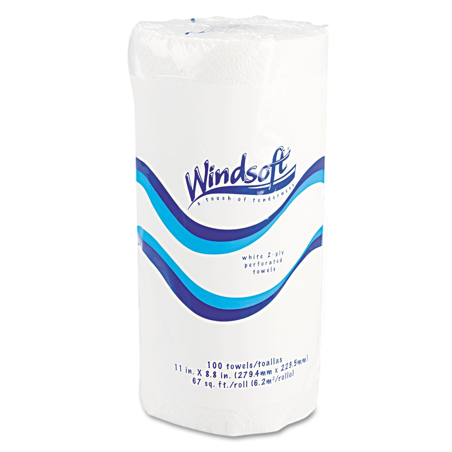 Windsoft 1220Rl Paper Towel Roll, 11-Inch X 8 4/5-Inch , White, 100/Roll