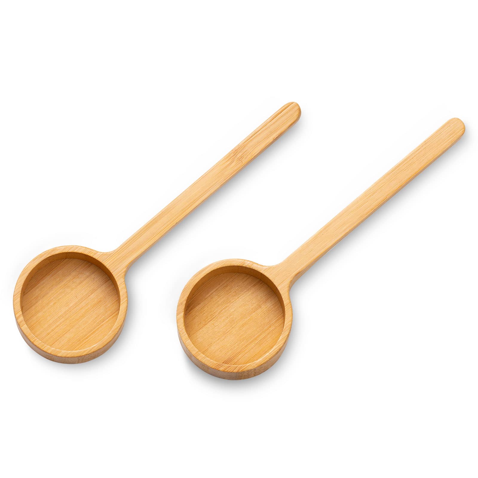 Wooden Coffee Scoop Small Wood Scoop Measuring Scoop Spice Scoop, Can Be Used With The Glass Jar With Bamboo Lid.