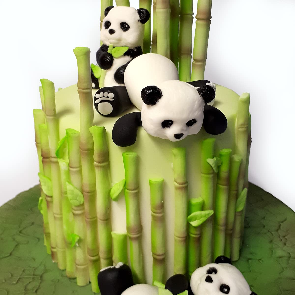 Katy Sue Panda Silicone Mold For Cake Decorating & Craft. A Panda Animal Mold To Use With Fondant, Gum Paste, Sugar Paste, & Air