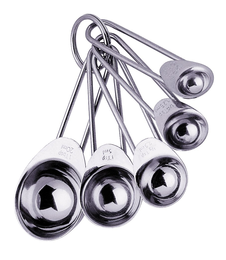 Progressive International 5-Piece Stainless Steel Measuring Spoon