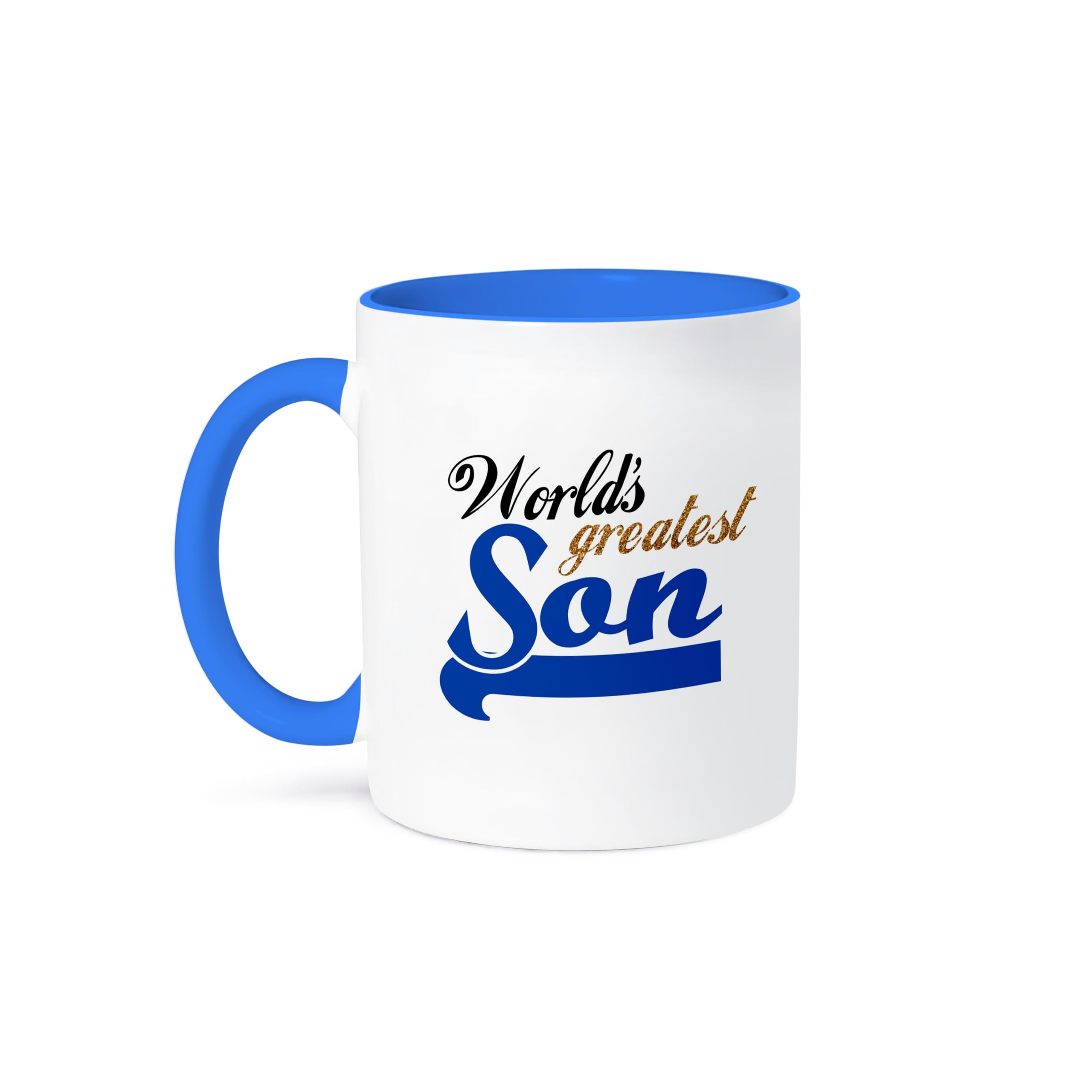 3dRose Worlds Greatest Son Mug, 1 Count (Pack of 1), Blue