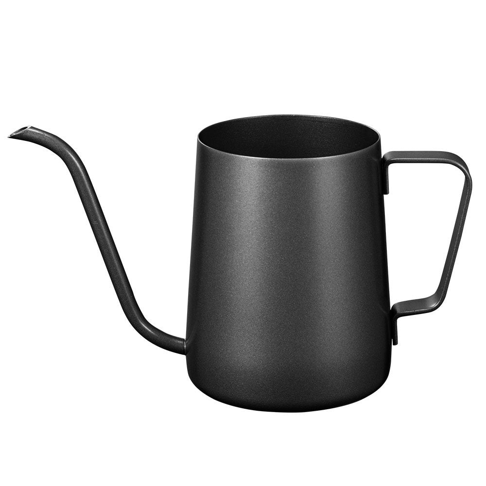 Pour Over Kettle Gooseneck Long Narrow Drip Spout Coffee Tea Pot (12 Oz) - Black, 350Ml