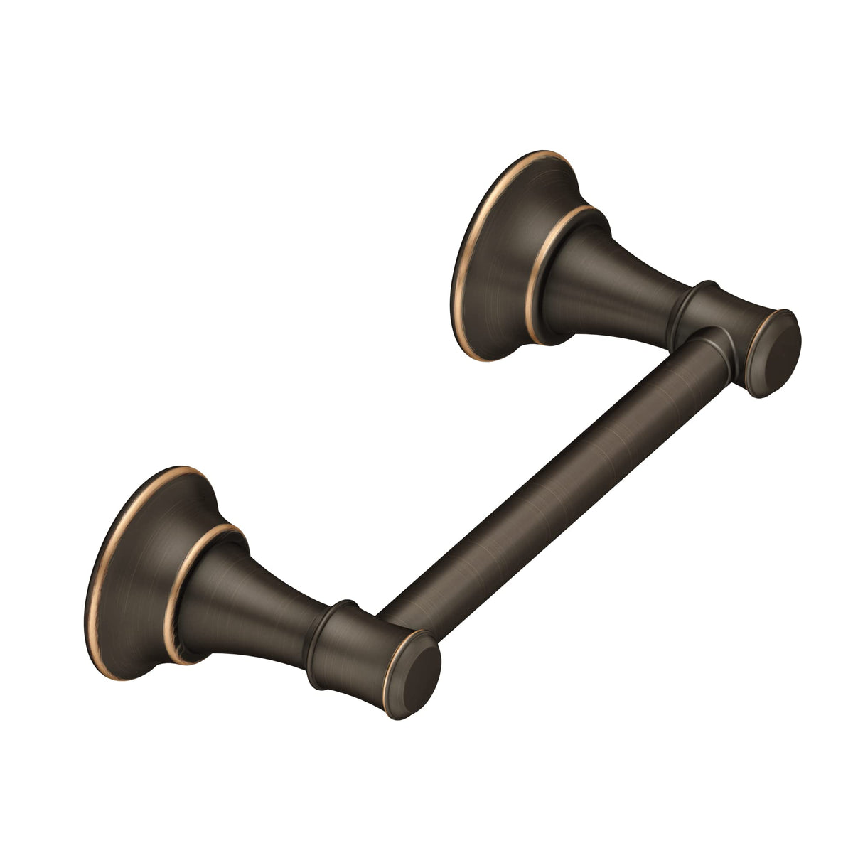 Moen Dn7908Brb Ashville Pivoting Paper Holder, Mediterranean Bronze
