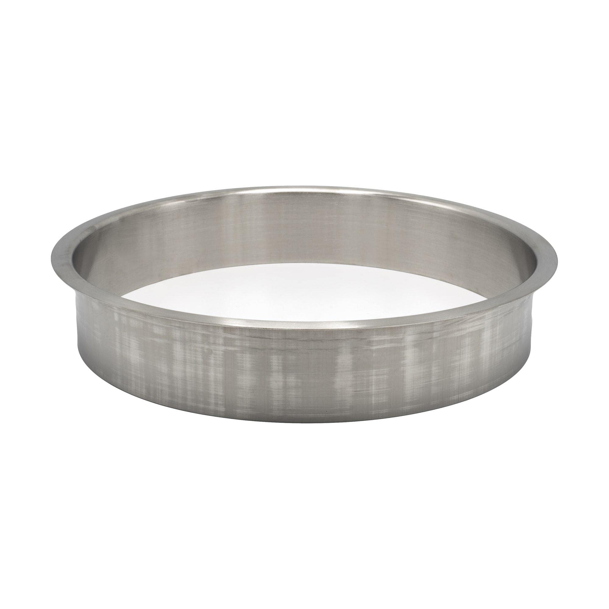 Outwater 10'' (Nominal) Diameter X 2'' Height 304 Polished Stainless Steel Trash Grommets For Countertop Inserted Trash Chutes