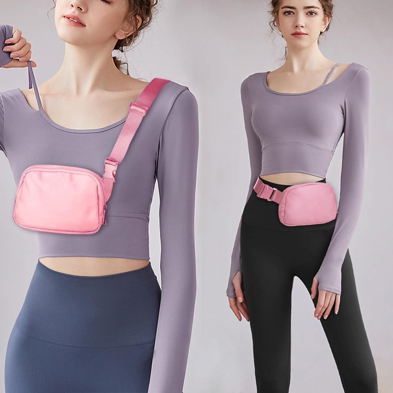 Amazerbst Belt Bag, Fanny Pack, Everywhere Belt Bag,40 Inch Adjustable Strap,Belt Bag For Women And Men,Waterproof