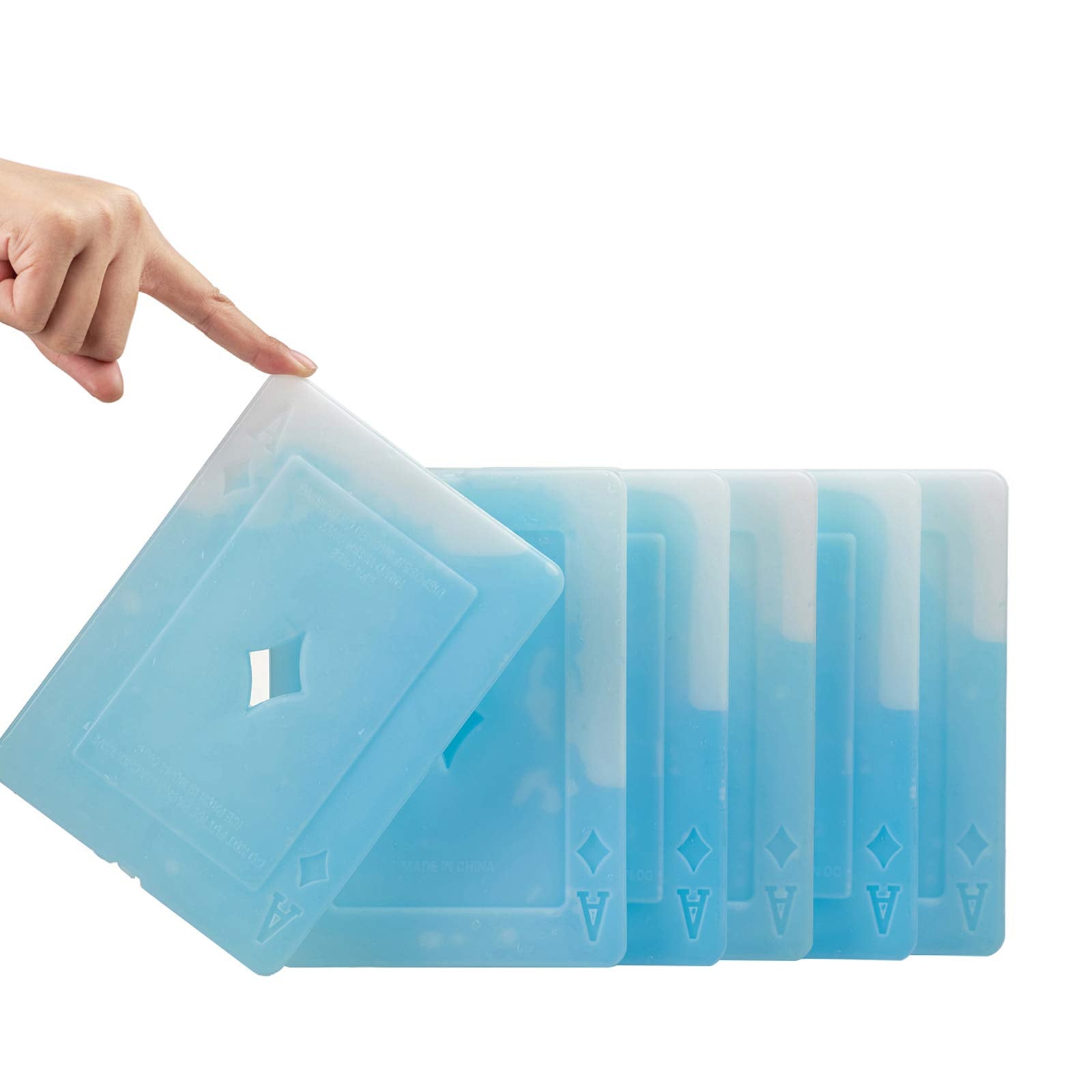 Hotfun Ice Packs For Lunch Box Slim Reusable Freezer Dry Ice Pack For Coolers Keep Cold And Fresh For Outdoor Camping Picnic And