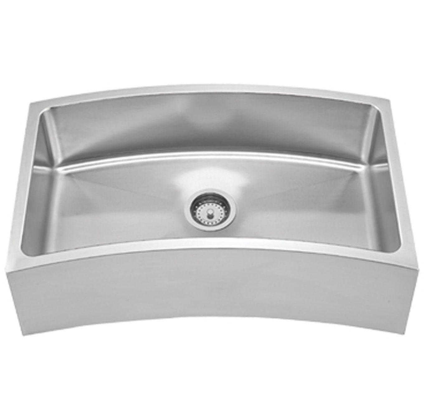 Whitehaus Collection Whnapcv3218 Noah'S Collection Kitchen Sink, Brushed Stainless Steel