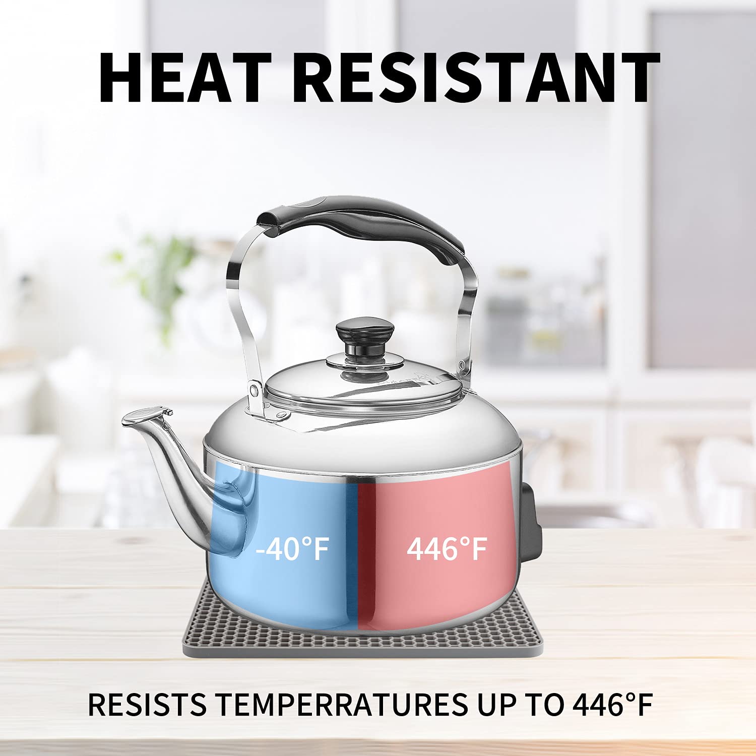 Silicone Trivet Mats, Silicone Pot Holders For Hot Pots And Pans, Heat Resistant Counter Mats For Tables, Countertops, Spoon Res