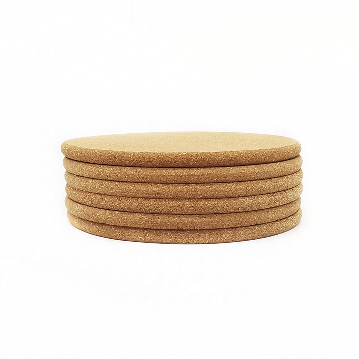 Fannuoncc 7.5'' Cork Trivet For Kitchen Hot Plate Coaster Pads, High Heat Pot, Heat Food Rack, Natural Plants Heat Resistant Cor