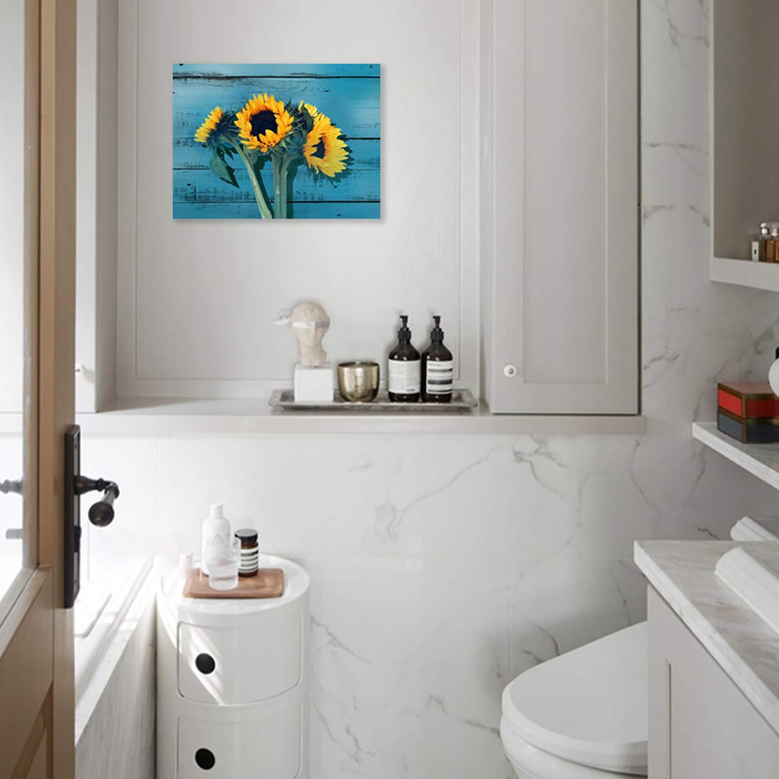 Rustic Bathroom Decor For The Home Country Wall Art For Bedroom Sunflower Themed Farmhouse Bathroom Pictures Teal Decor Kitchen