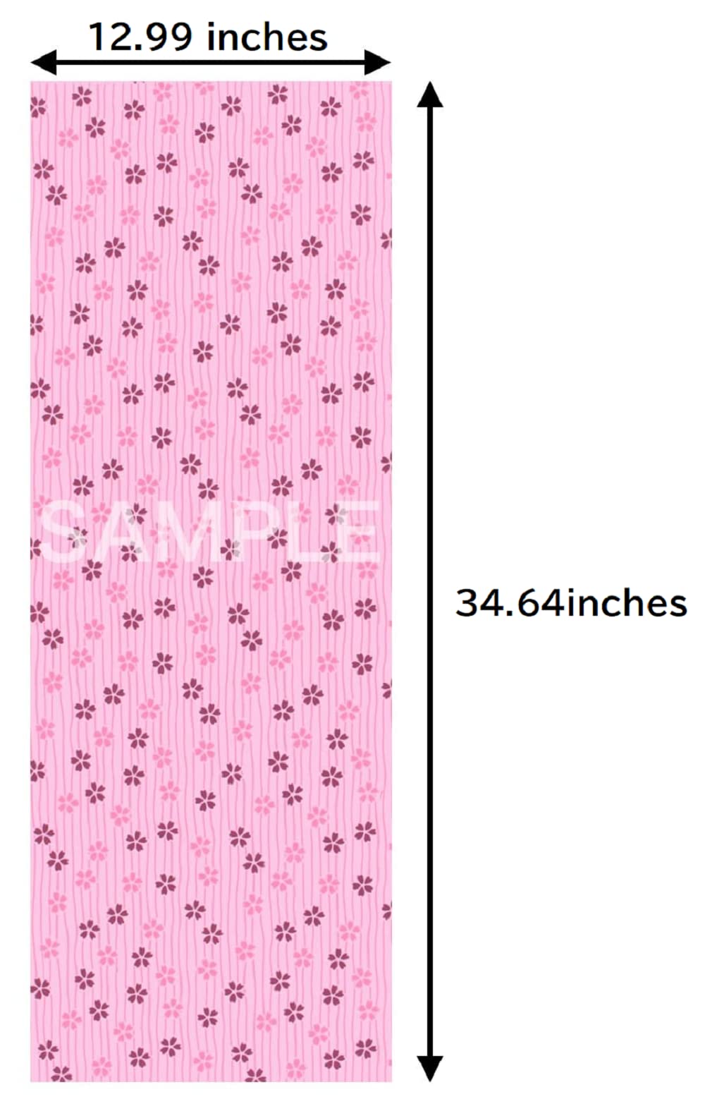 Komesichi Irodori Japanese Traditional Towel Tenugui 12.99 X 34.64 In With Tenugui Iroha (English Manual) (Maple)