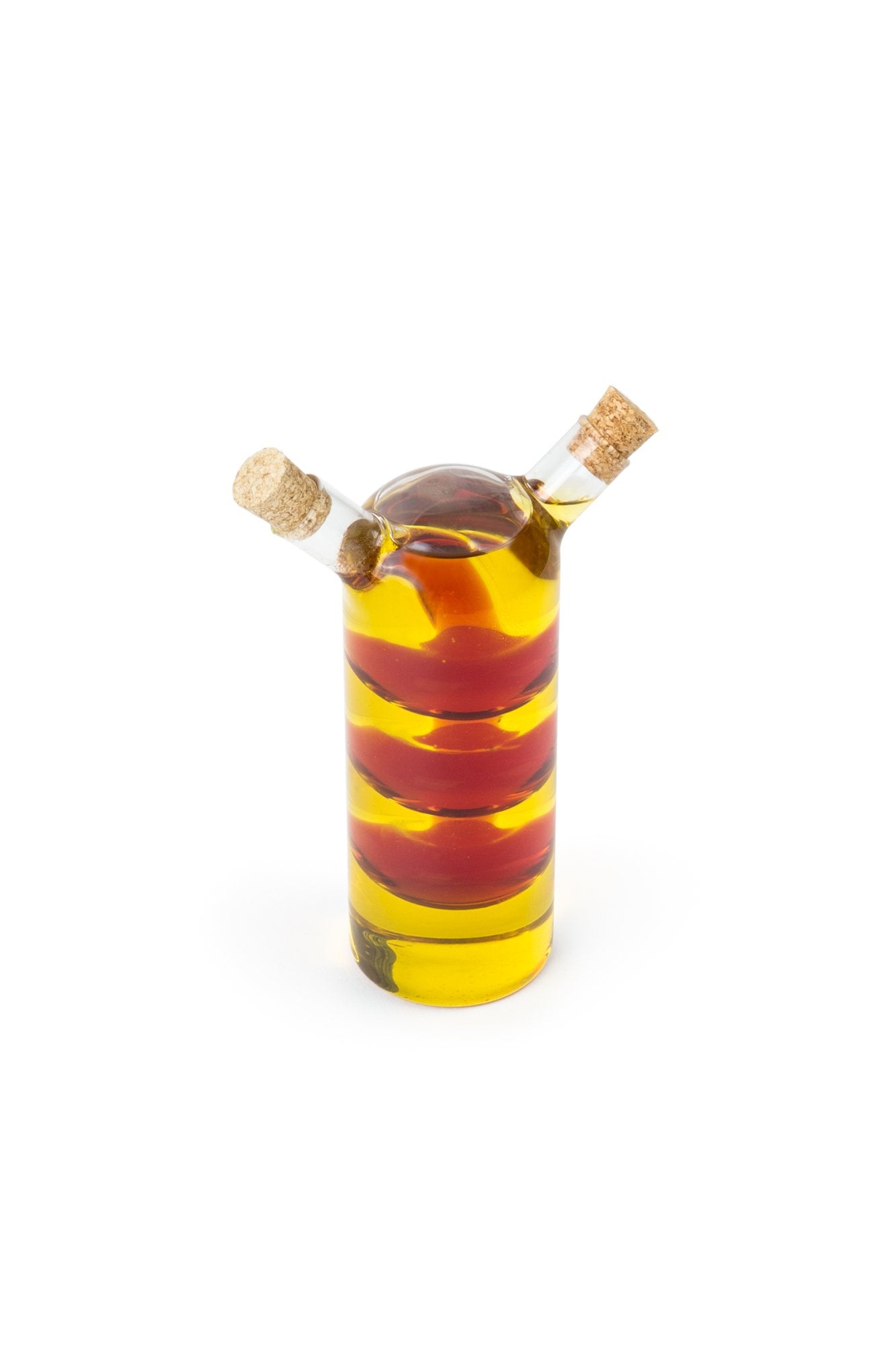 Fox Run 7053 Run Bubble Design Oil And Vinegar Bottle, Bubbles, Clear