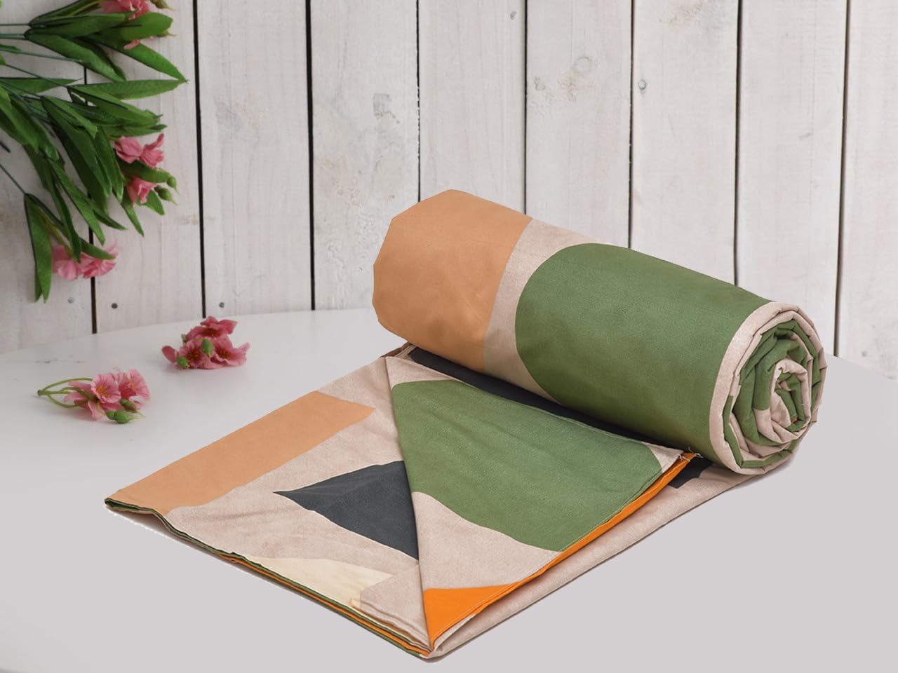 Warisi@ Supersoft Cotton Double Duvet Cover/Rajai Cover/Blanket Cover/Quilt Cover Comforter Cover/King Size 90X100(Inches) With 