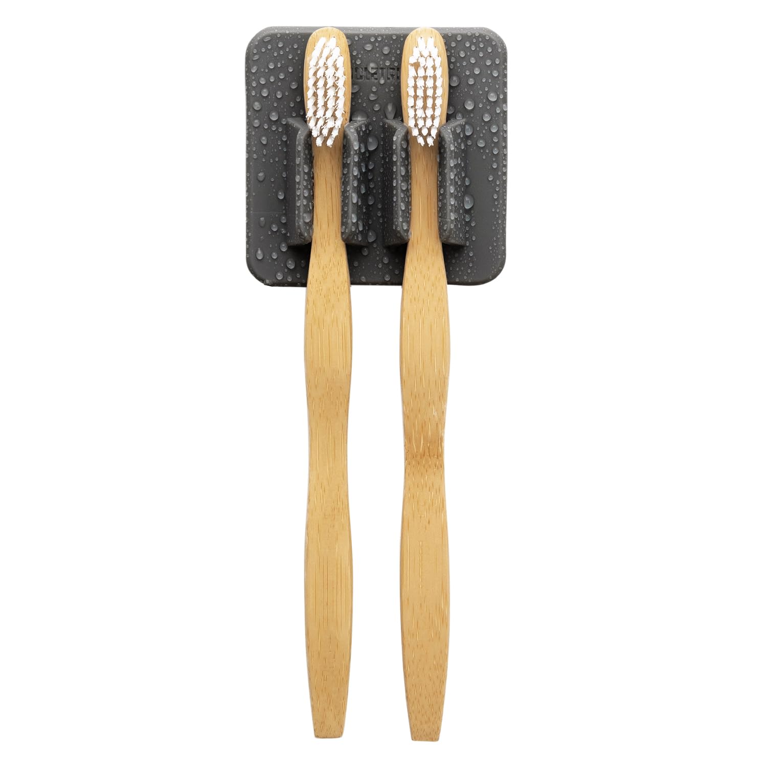 Tooletries - The George - Silicone Toothbrush Holder, Toiletries Organizer, Shower Accessories - Removable & Reusable Toothbrush