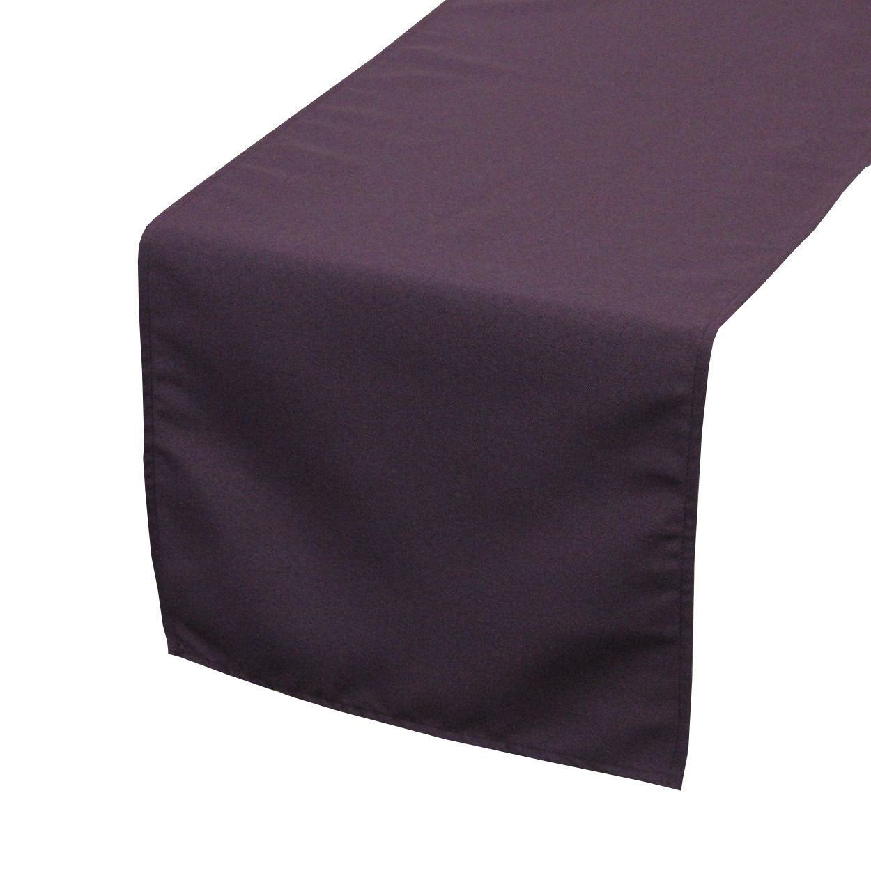 Broward Linens Table Runner Polyester 14 X 72 Inch (1, Plum)