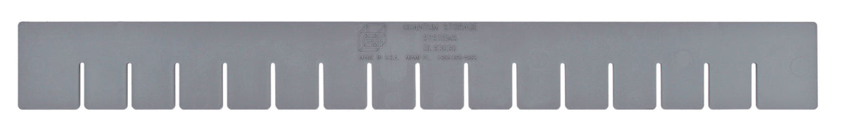 Quantum Dl93030 6-Pack Long Divider For Dg93030 Dividable Grid Container, Gray