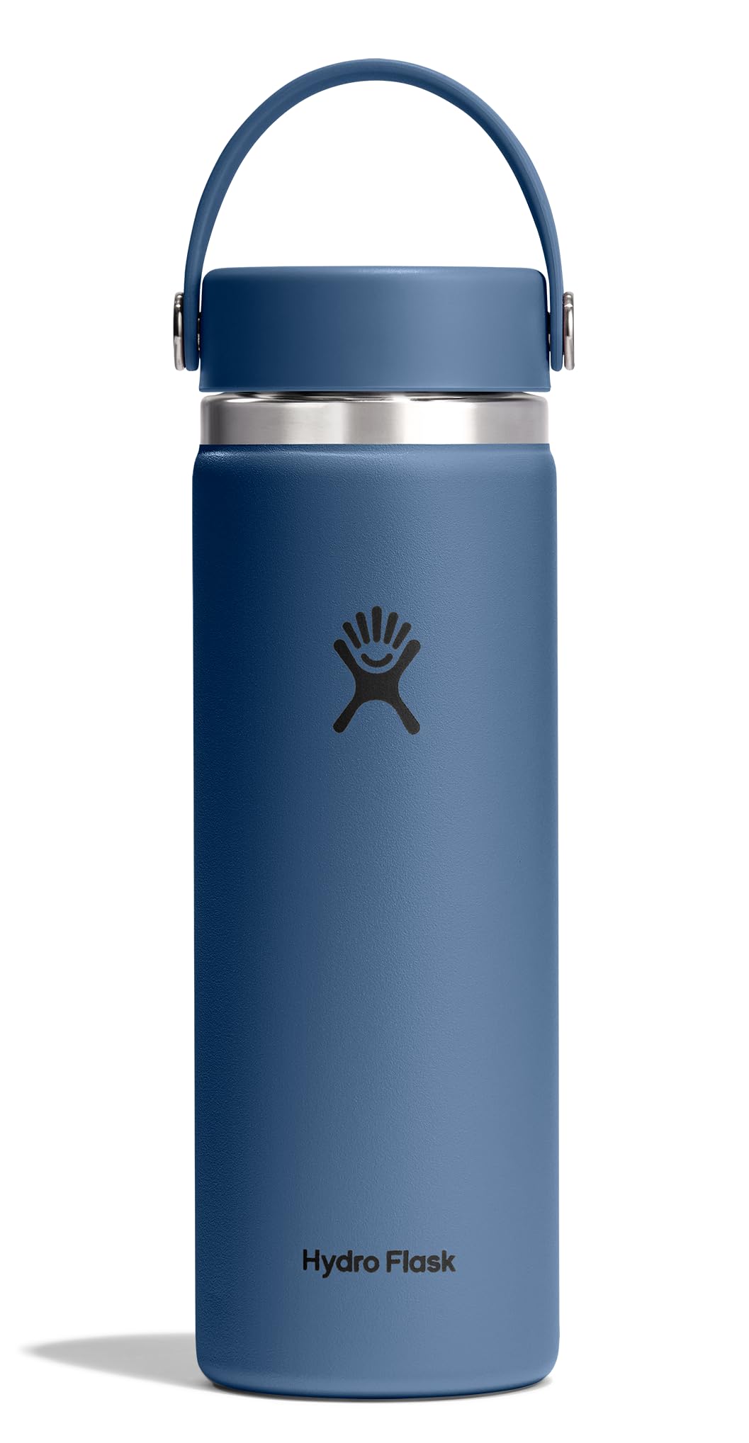 Hydro Flask Water Bottle - Insulated Stainless Steel - Wide Mouth Flex Lid, Non Spill, Leakproof and Refillable in 20 Oz Harbor 