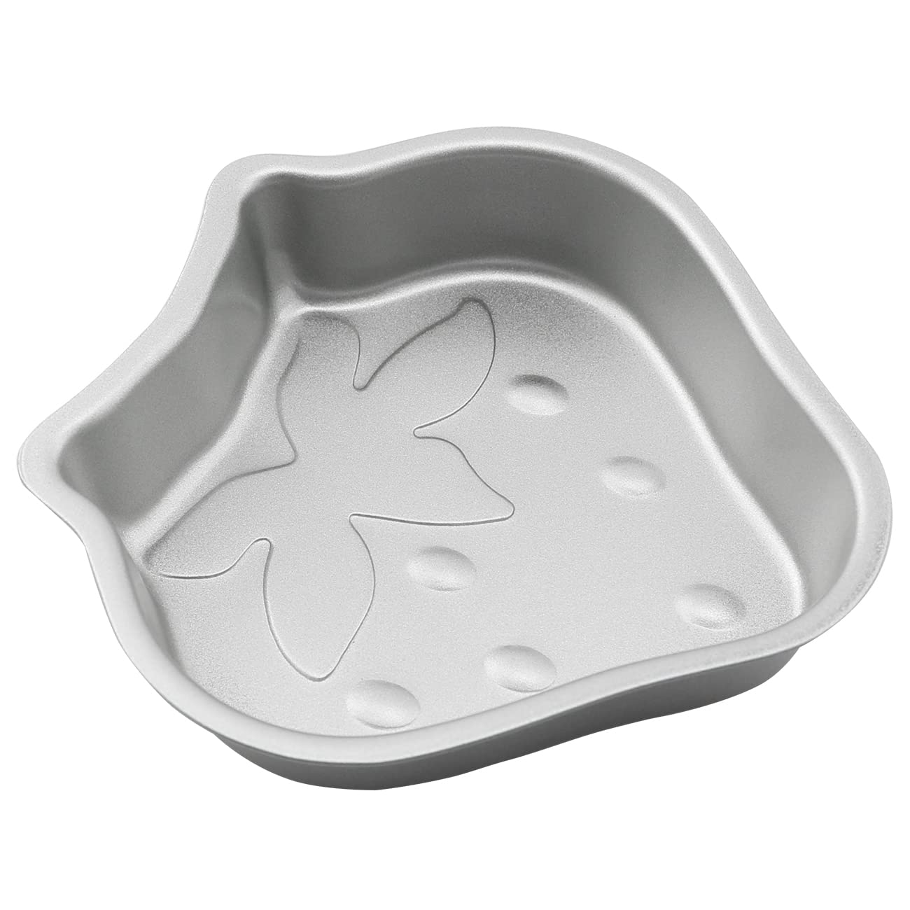 Lq Industrial 2Pcs Strawberry Shaped Pudding Mould 100X107Mm Carbon Steel Non-Stick Bakepans Cake Moulds For Fondant Chocolate P