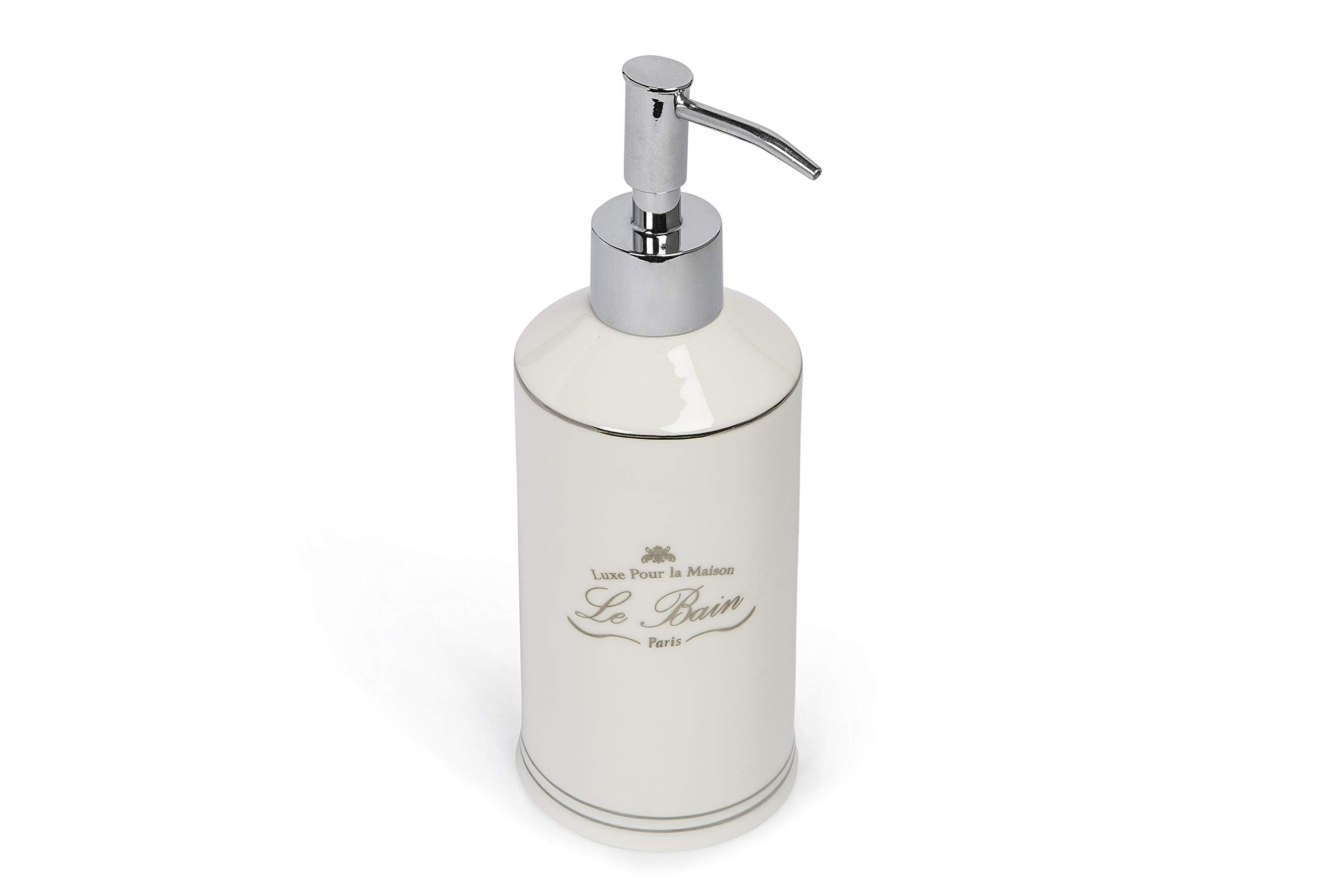 Kassatex Alb-Ld-W Le Bain Lotion Dispenser, White
