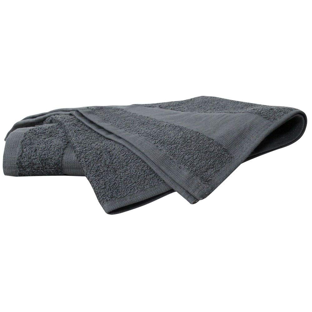 ForPro Professional Collection Premium Bleach Tough Salon Towels, Cool Grey, 100% Cotton, Bleach-Proof Towels, Stain Resistant,