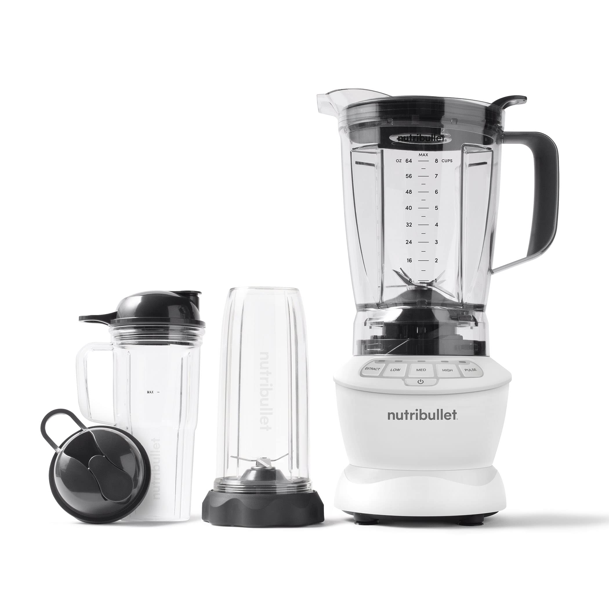 nutribullet Full-Size Blender Combo 1200W -Matte White