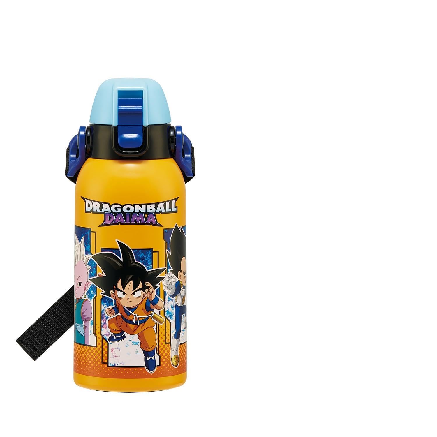 Skater STCH6A Childrens Water Bottle, Direct Drinking, 20.3 fl oz (600 ml), Dragon Ball DAIMA Boys, Cold Insulation, Stainless