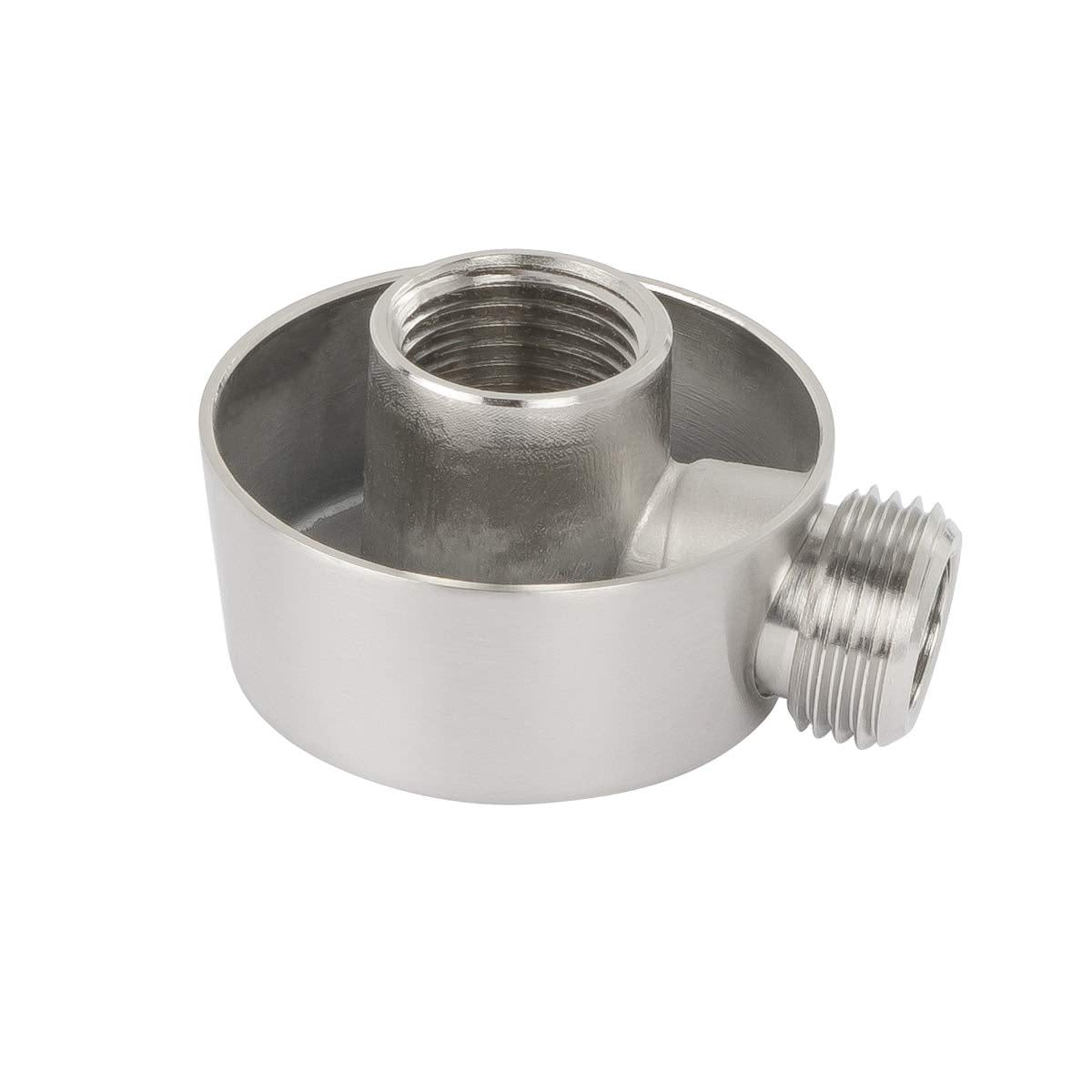 Miseno Round Wall Supply Elbow - Polished Chrome