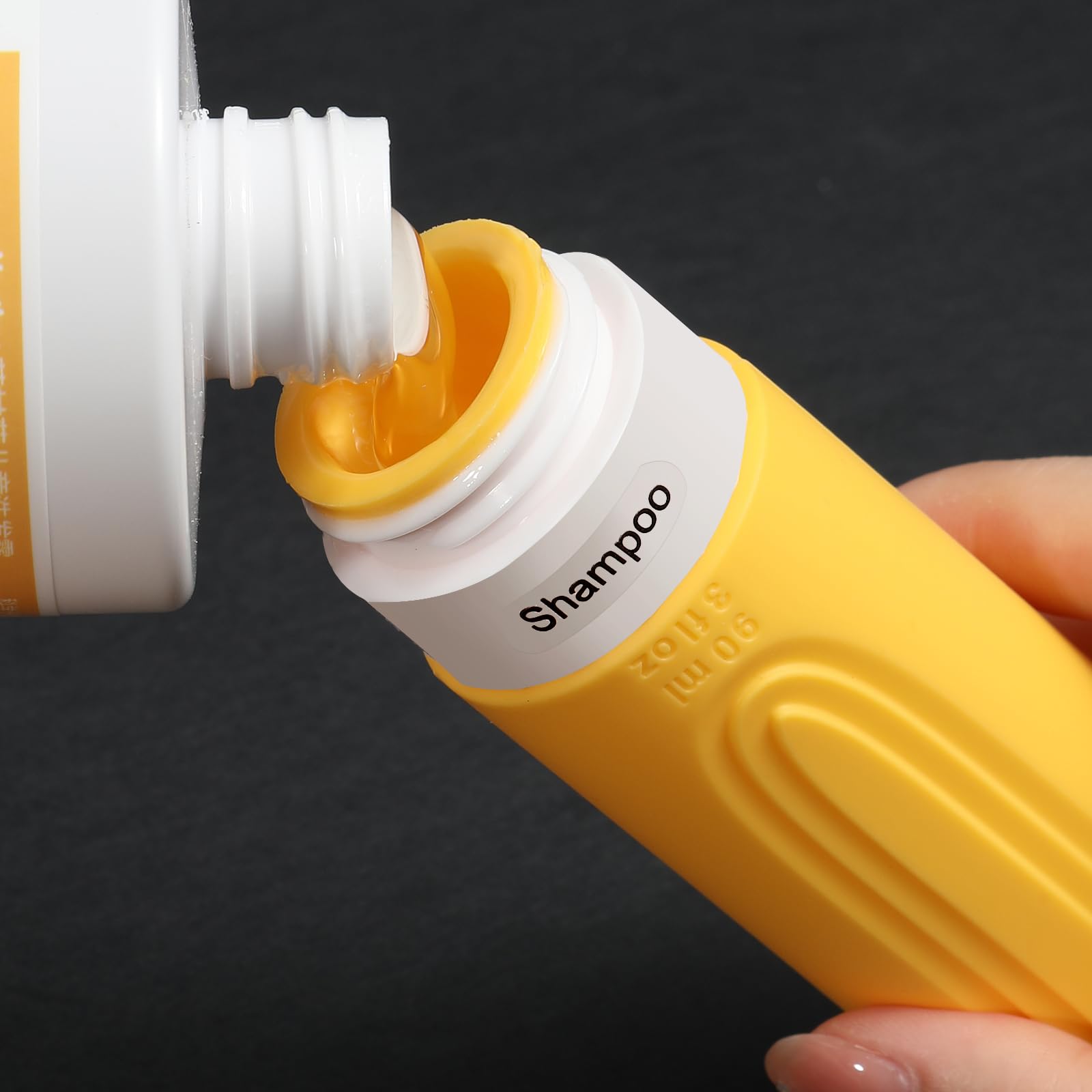 CHEODIN Travel Bottles for Toiletries  5 Pack TSA Approved Travel Size Containers  3oz Leak Proof Refillable Travel Accessories for Shampoo Conditioner  BPA Free Travel Bottles with Toiletry Bag