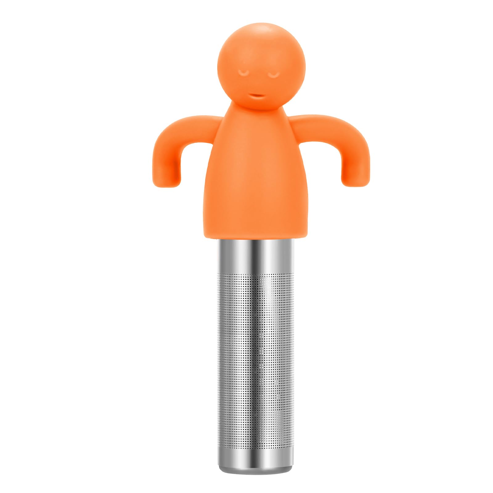 Leden Tea Infuser Cute Tea Strainer For Loose Leaf Tea Stainless Steel Fine Mesh Tea Ball Steeper With Silicone Lid For Mug And